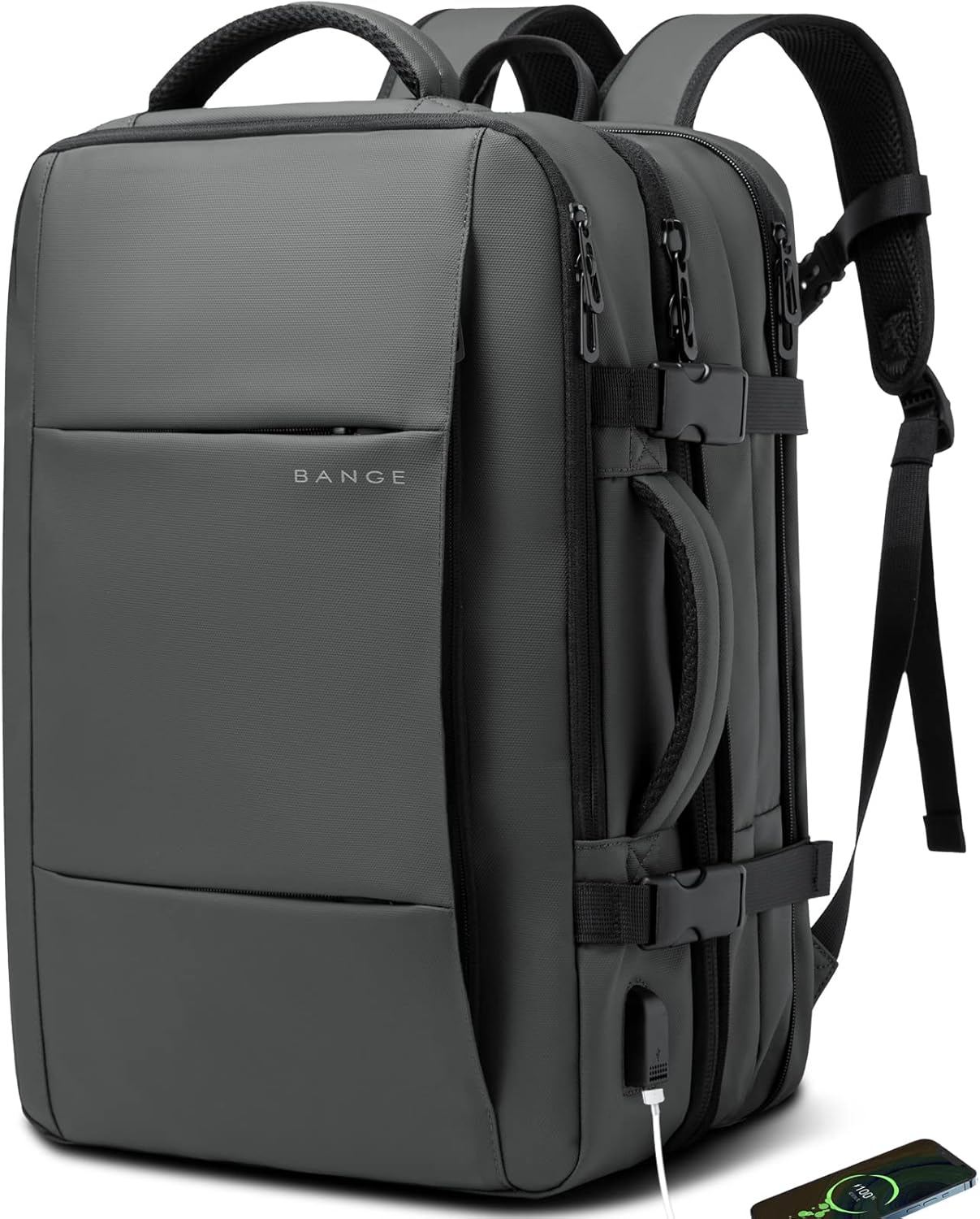 BANGE 35L Carry on Backpack,Travel Backpack for Women Men Airline Approved Gym Backpack Waterproof Business Laptop Daypack…