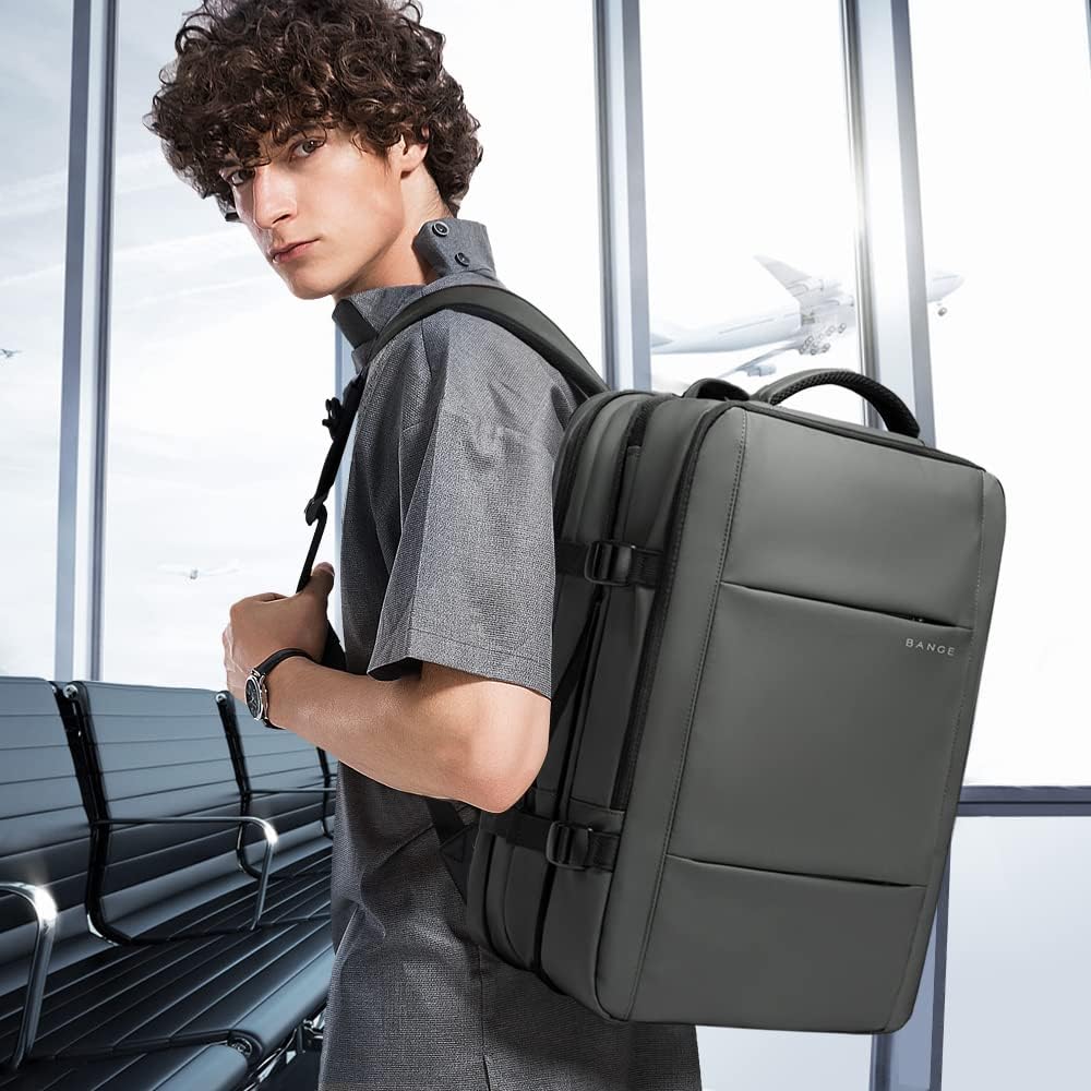 BANGE 35L Carry on Backpack,Travel Backpack for Women Men Airline Approved Gym Backpack Waterproof Business Laptop Daypack… · v3