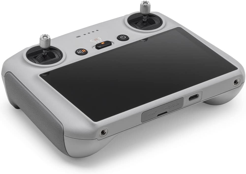 DJI CP.RC.00000005.01 RC Remote Controller for DJI Mini 3 Pro, Mavic 3 Series, Air 2S Drones, Gray Bundle with Lexar 64GB MicroSDXC Memory Card, Deco Gear Drone Landing Pad and 7 Hard EVA Case · v7