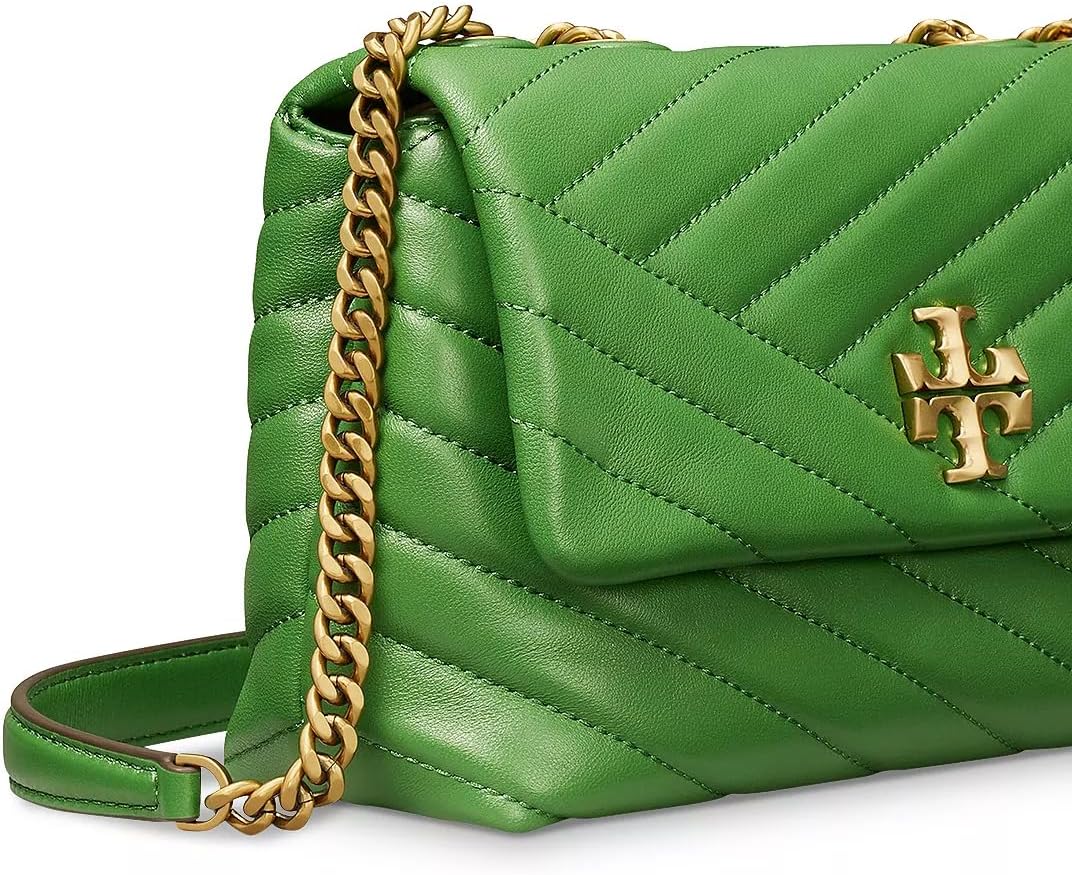 Tory Burch Bayan Küçük Kira Chevron Dönüştürülebilir Omuz Çantası