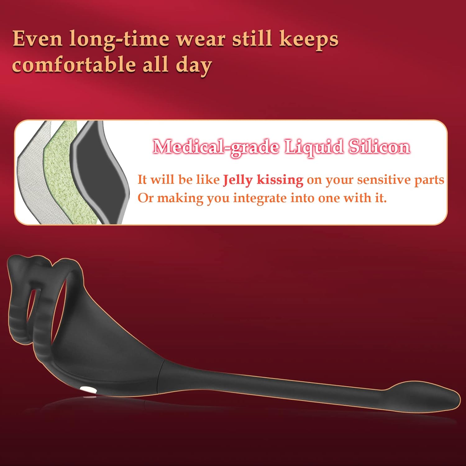 Vibrating Cock Ring Taint Stimulator with Mini Bullet, Remote Control Anal Butt Plug Prostate Massager Penis Ring Male Vibrators for Men Pleasure Sex Toys For Adult Couples · v3