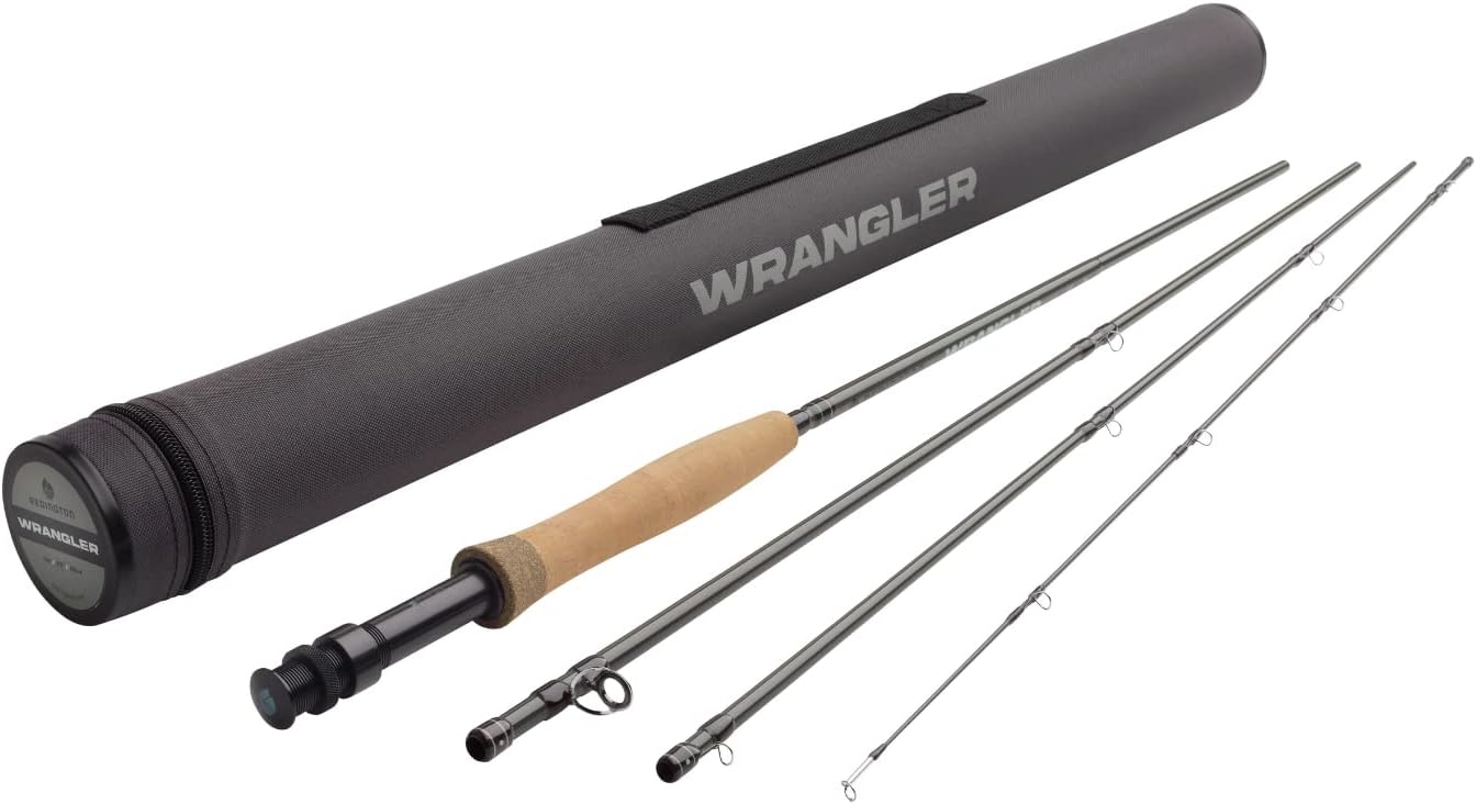 Redington Wrangler Fly Fishing Rod, 4-Piece Fly Rod, Durable Nylon Travel Tube · v3