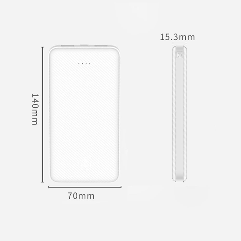 SLuB Portable Charger, 12000mAh Portable Power Bank, 3A USB C Fast Charging Battery Pack, Portable Phone Charger, Slim Portable Phone Battery Charger, Suitable for iPhone, Samsung, Tablet etc