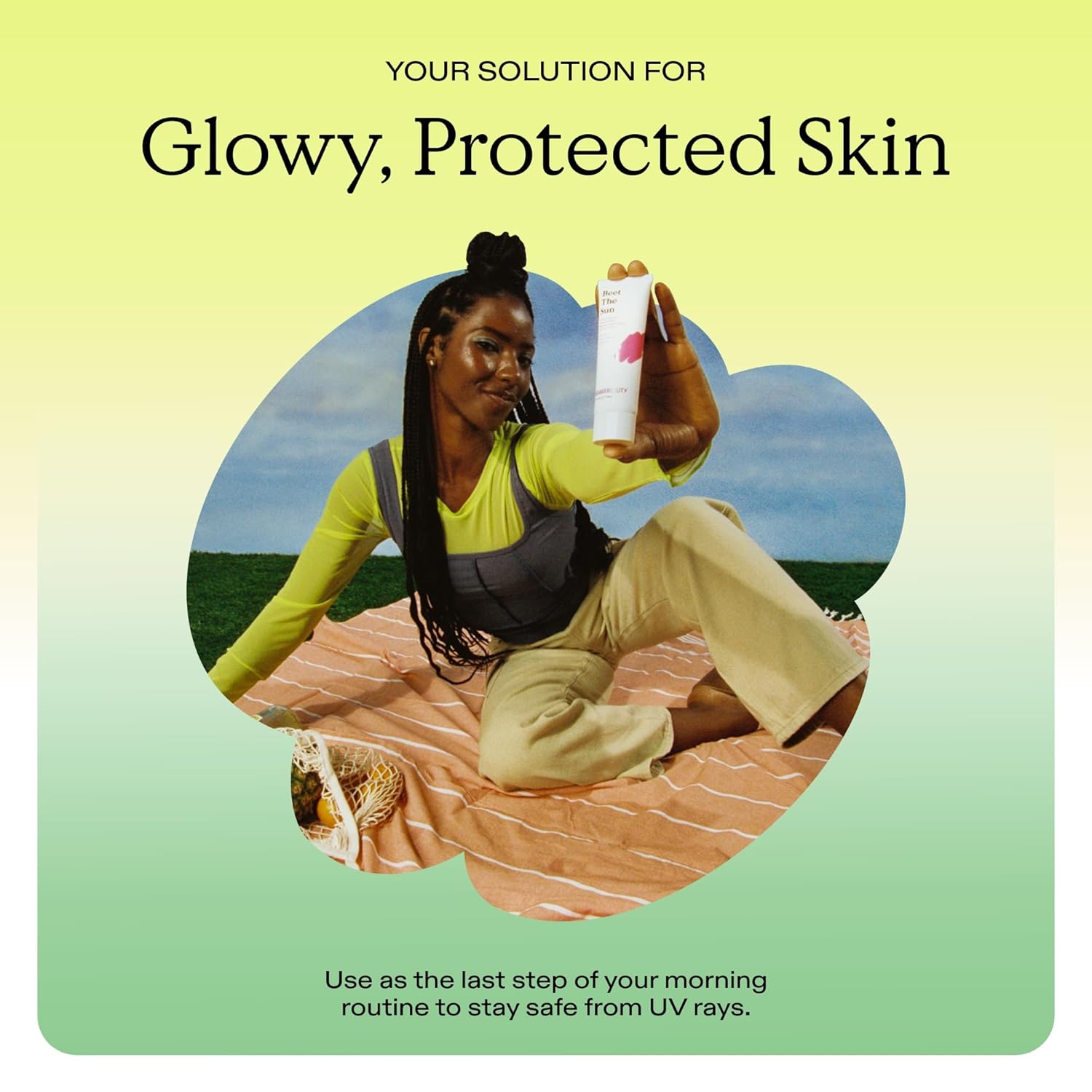 KraveBeauty Beet The Sun SPF 40 PA Breitspektrum-Sonnenschutz, täglich, nicht fettender chemischer Lichtschutzfaktor, kein weißer Schimmer oder Fellbildung, für alle Hauttypen, vegan, ohne Tierversuche, 1,7 fl oz