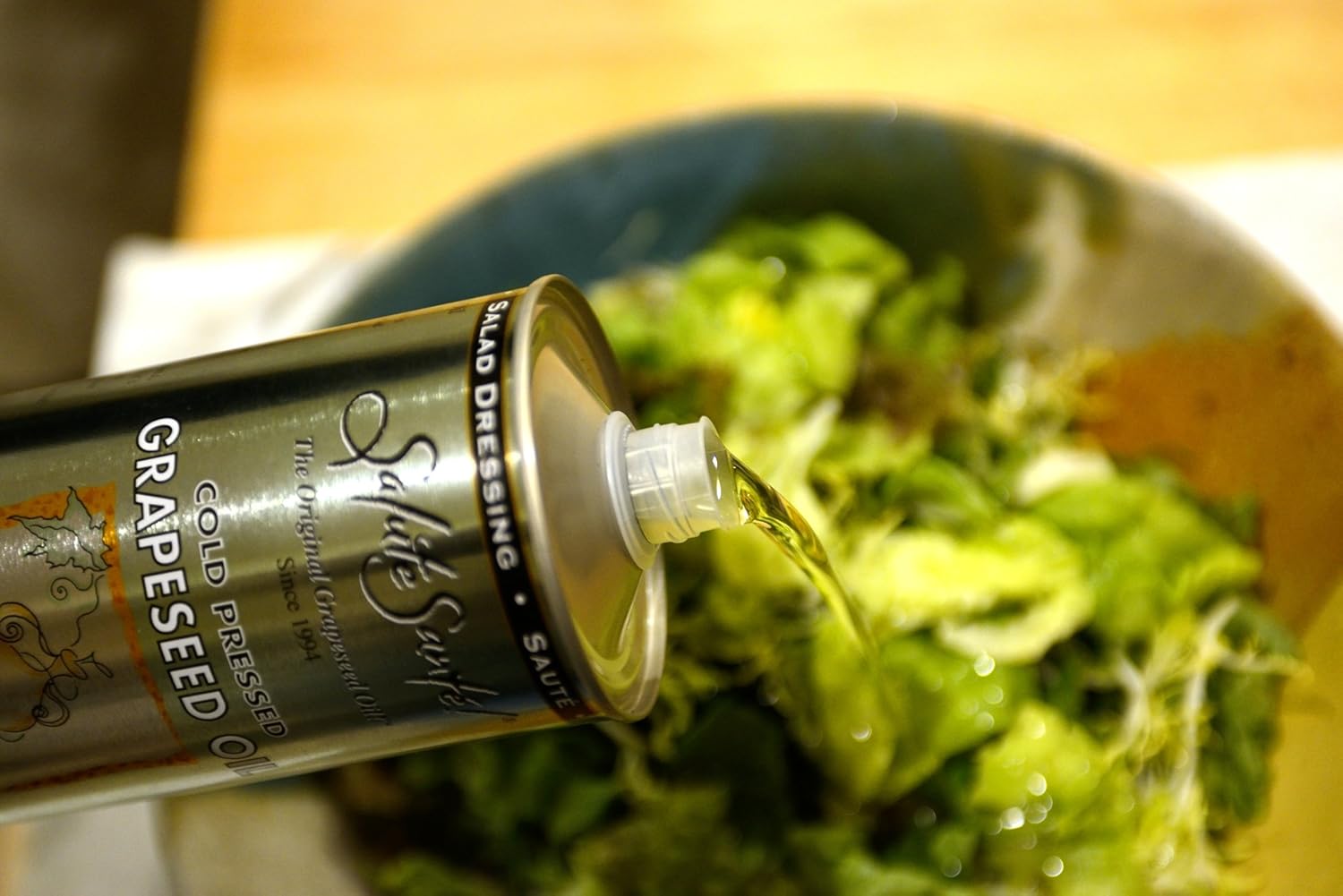 Salute Santé! Artisanal Champagne Vinegar, Bright  Fruity Finish, Perfect for Dressings and Marinades - 200ml, 6 Pack · v3