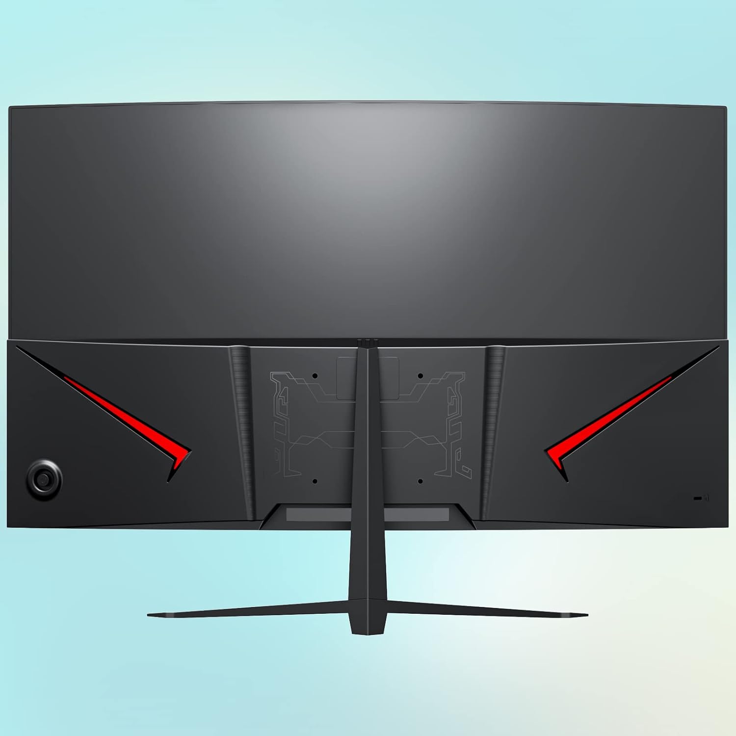 32-inch computerscherm, ultradun frame zonder frame, 75 Hz Full HD-scherm van 1920 x 1080p, gebogen scherm, HDMI/VGA, PC-monitor voor thuiskantoren en bedrijven