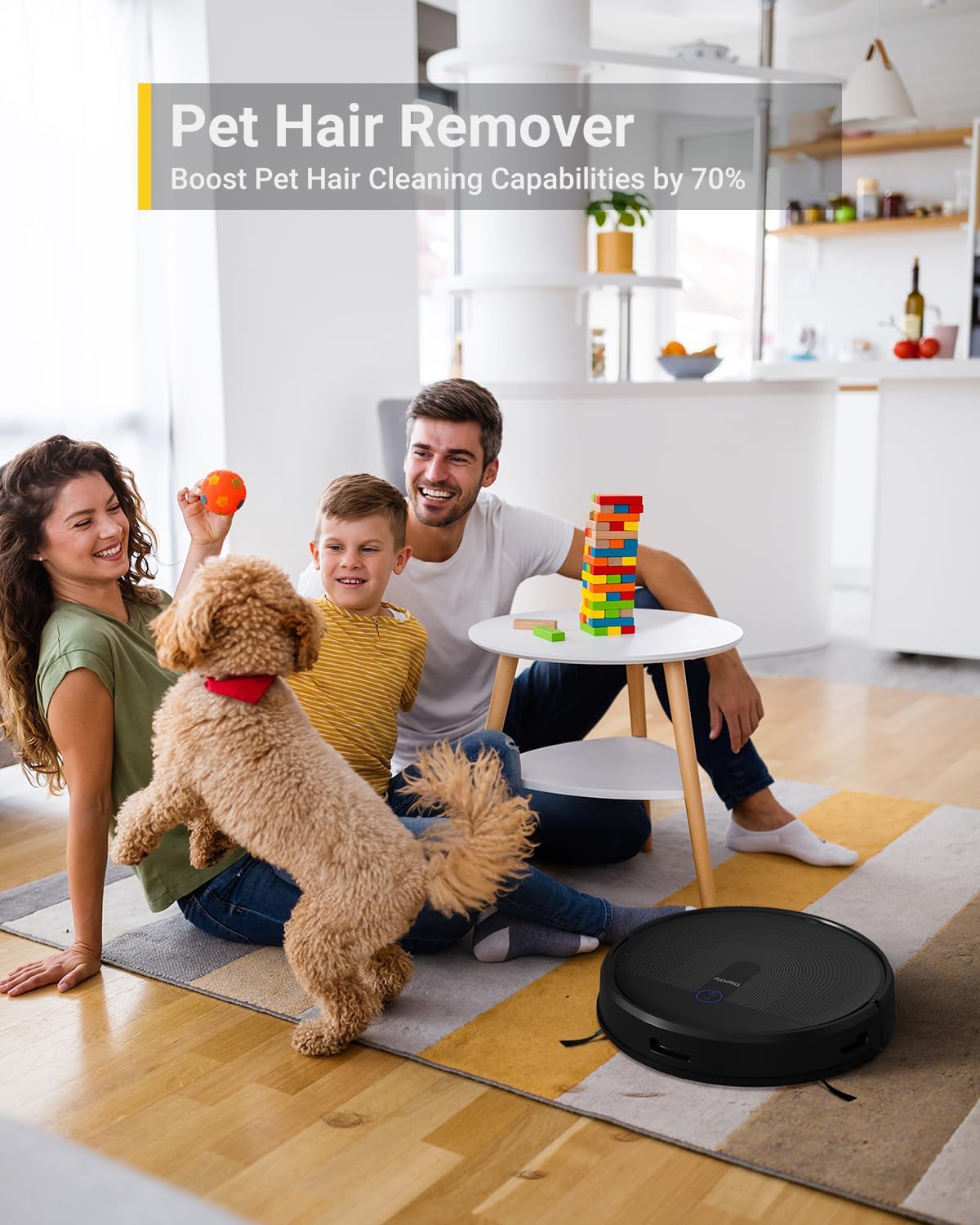 G11 Max Robotic Vacuum Cleaner with Smart Dynamic Navigation, 2500Pa Suction Powerful Robot Vacuums, APP Control for Pet Hair, Hard Floor and Medium-Pile Carpet · v2