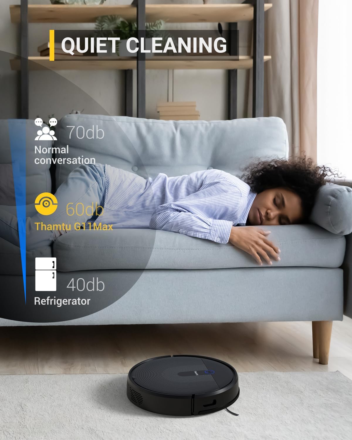 G11 Max Robotic Vacuum Cleaner with Smart Dynamic Navigation, 2500Pa Suction Powerful Robot Vacuums, APP Control for Pet Hair, Hard Floor and Medium-Pile Carpet · v2