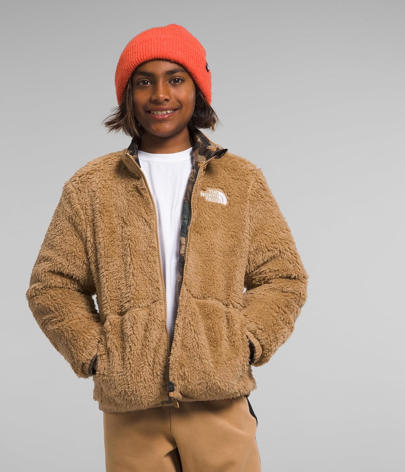 THE NORTH FACE Boys Reversible Mt Chimbo Full Zip Hooded Jacket (Little Kids/Big Kids)