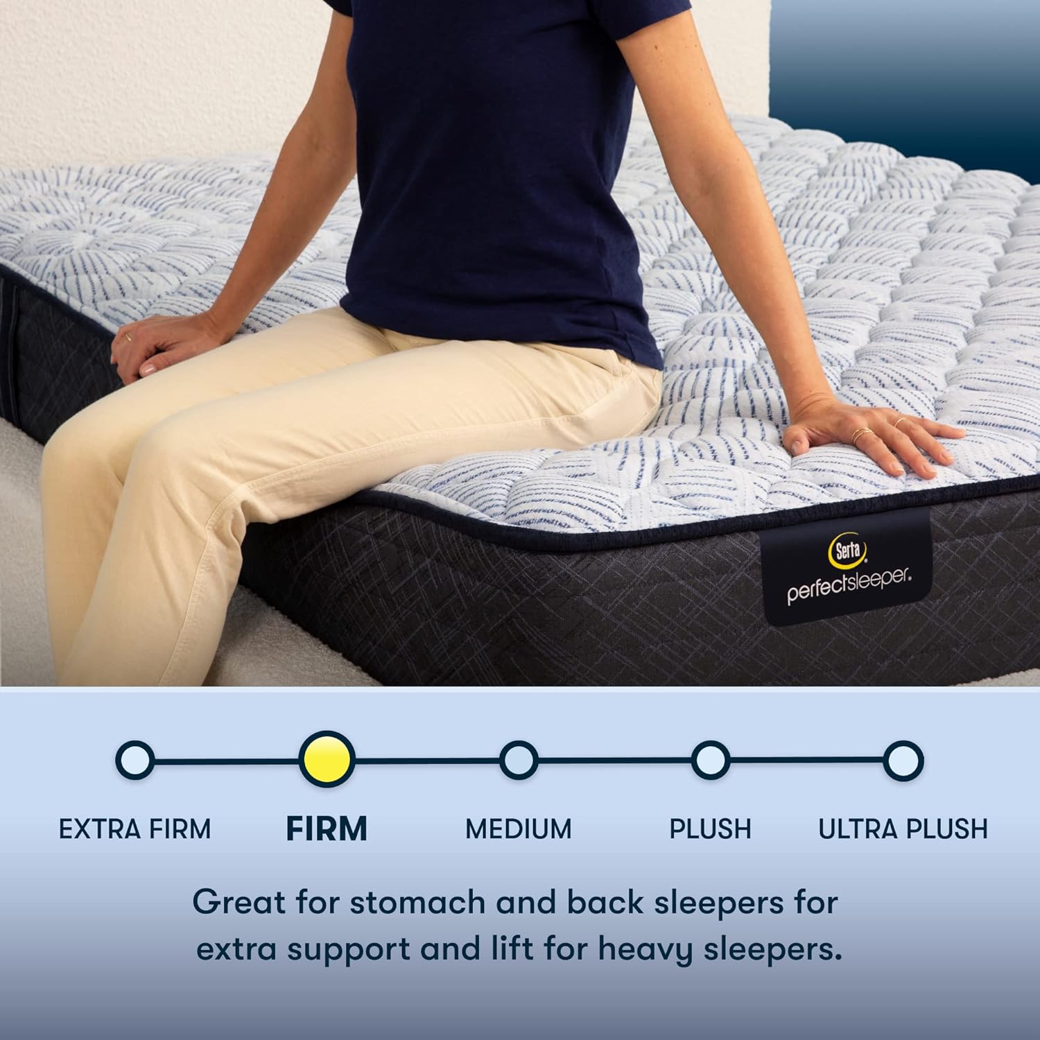 Serta Perfect Sleeper Enhanced 12 Queen Mattress - Firm, Cooling Gel Memory Foam, Pocket Innersprings for Motion Isolation, Edge Support, CertiPUR-US Certified - Nurture Night · v2