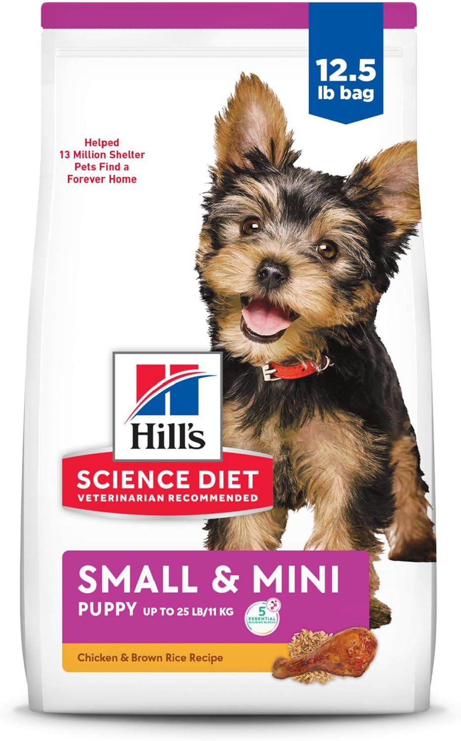 Hills Science Diet, nourriture sèche pour chiens, poulet et orge, sac de 12,5 livres