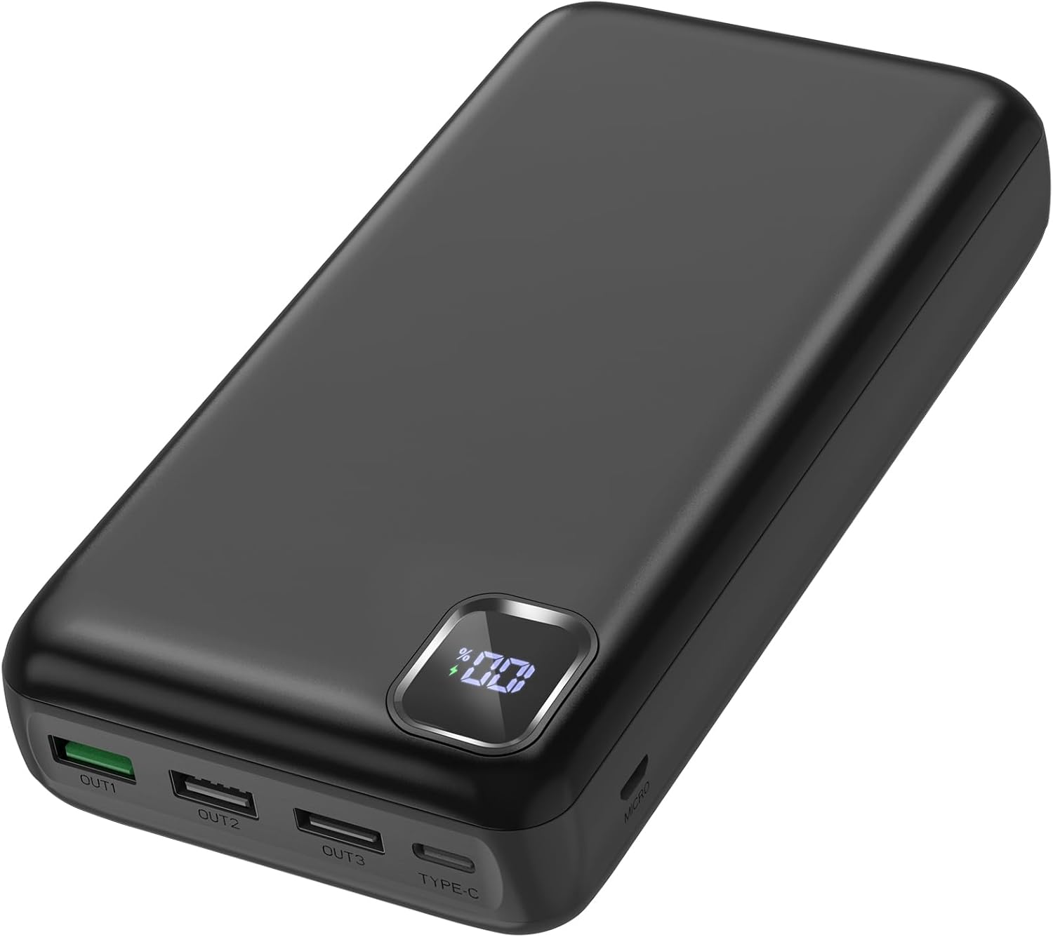 Chargeur portatif et batterie externe - Batterie externe à charge rapide de 50 000 mAh DP 30 W et QC 4.0 avec LED USB-C, 4 sorties et 2 entrées, recharge portable pour iPhone 15 14 13 pro, Samsung