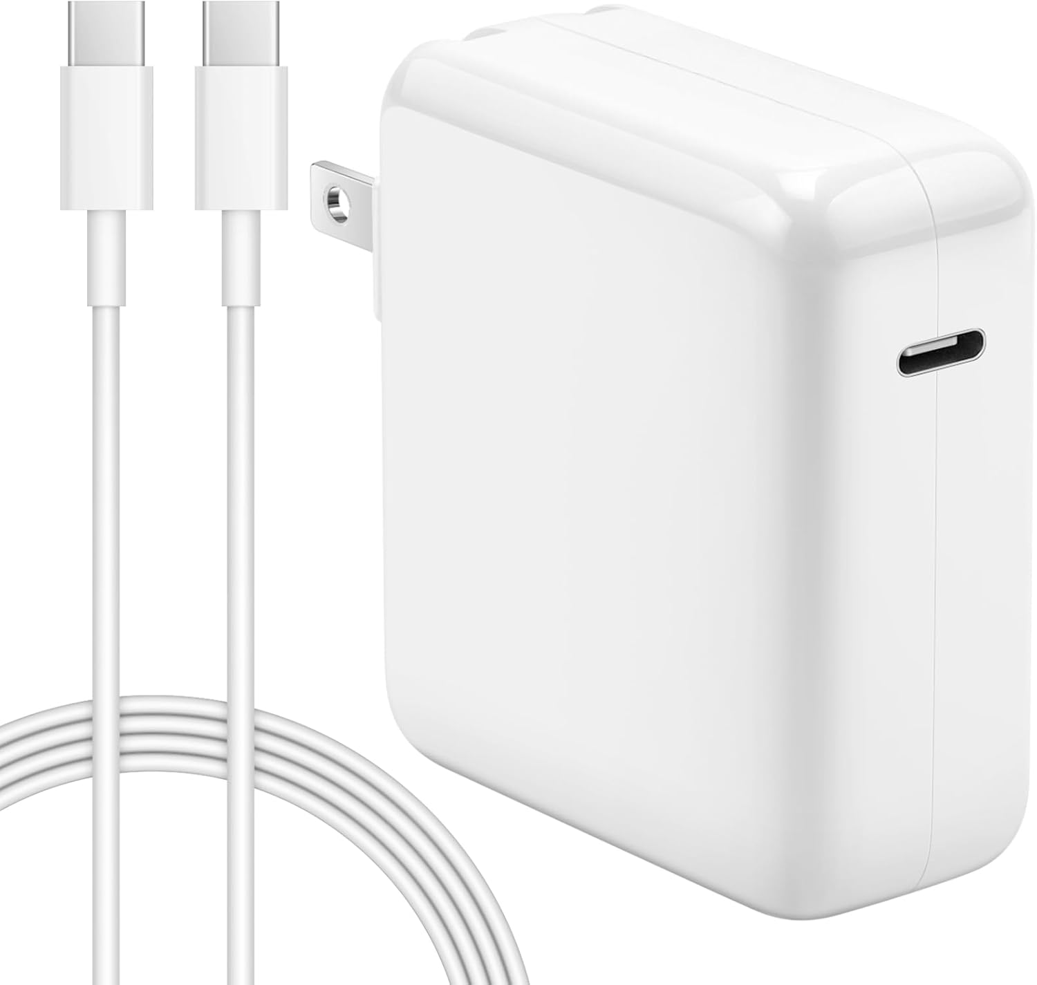 Mac Book Charger Mac Book Air Charger [Apple MFI Certified] 61W/87W/96W/118W Chromebook Charger USB C Power Adapter 7.2Ft Cord for Mac Book Air 16 15 14 13 inch, iPad Pro and All USB C Device · v3