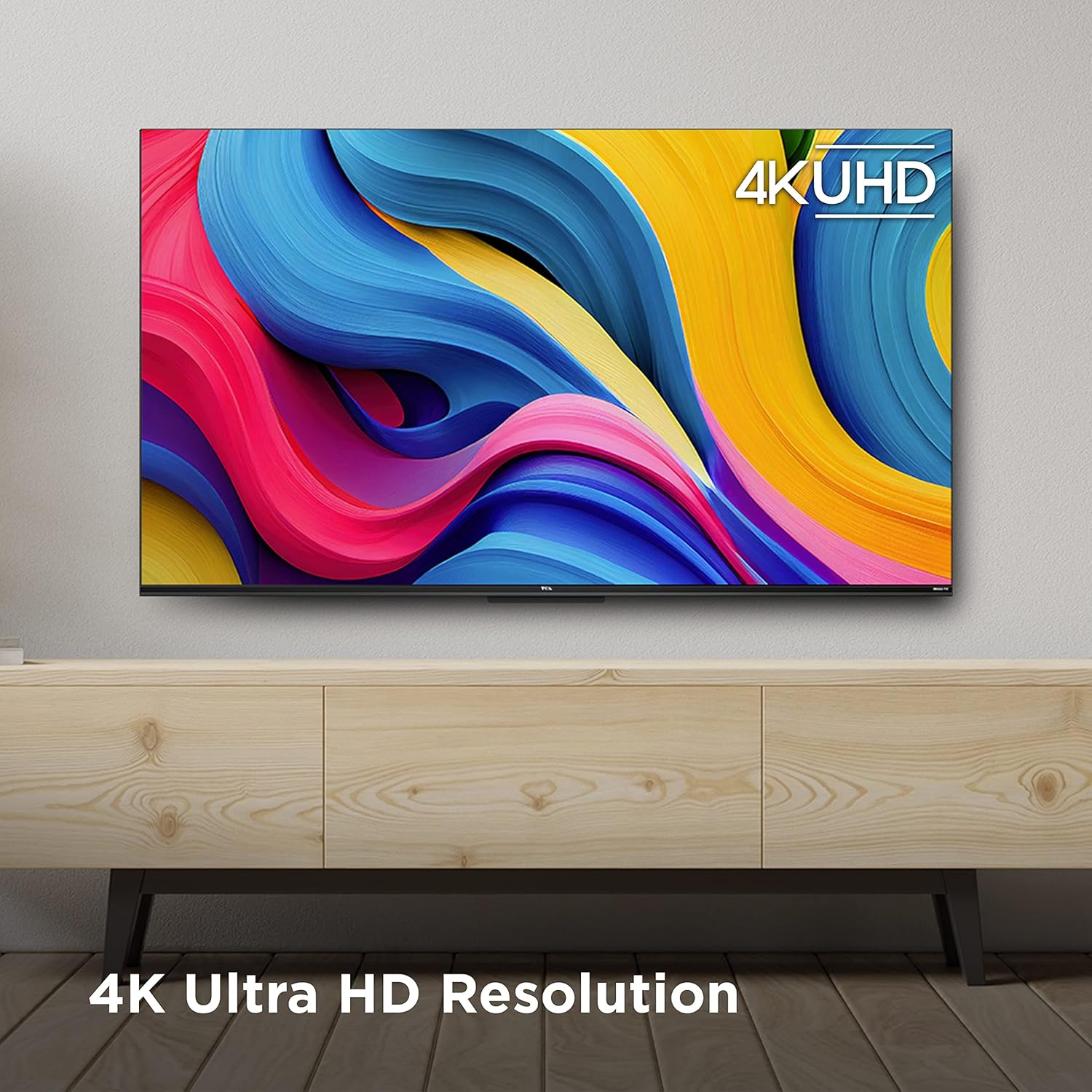 TCL สมาร์ททีวี LED 4K Class S4 ขนาด 50 นิ้ว พร้อม Roku TV (รุ่น 50S450R ปี 2023) Dolby Vision, HDR, Dolby Atmos ทำงานร่วมกับ Alexa, Google Assistant และ Apple HomeKit รองรับการสตรีมโทรทัศน์ UHD