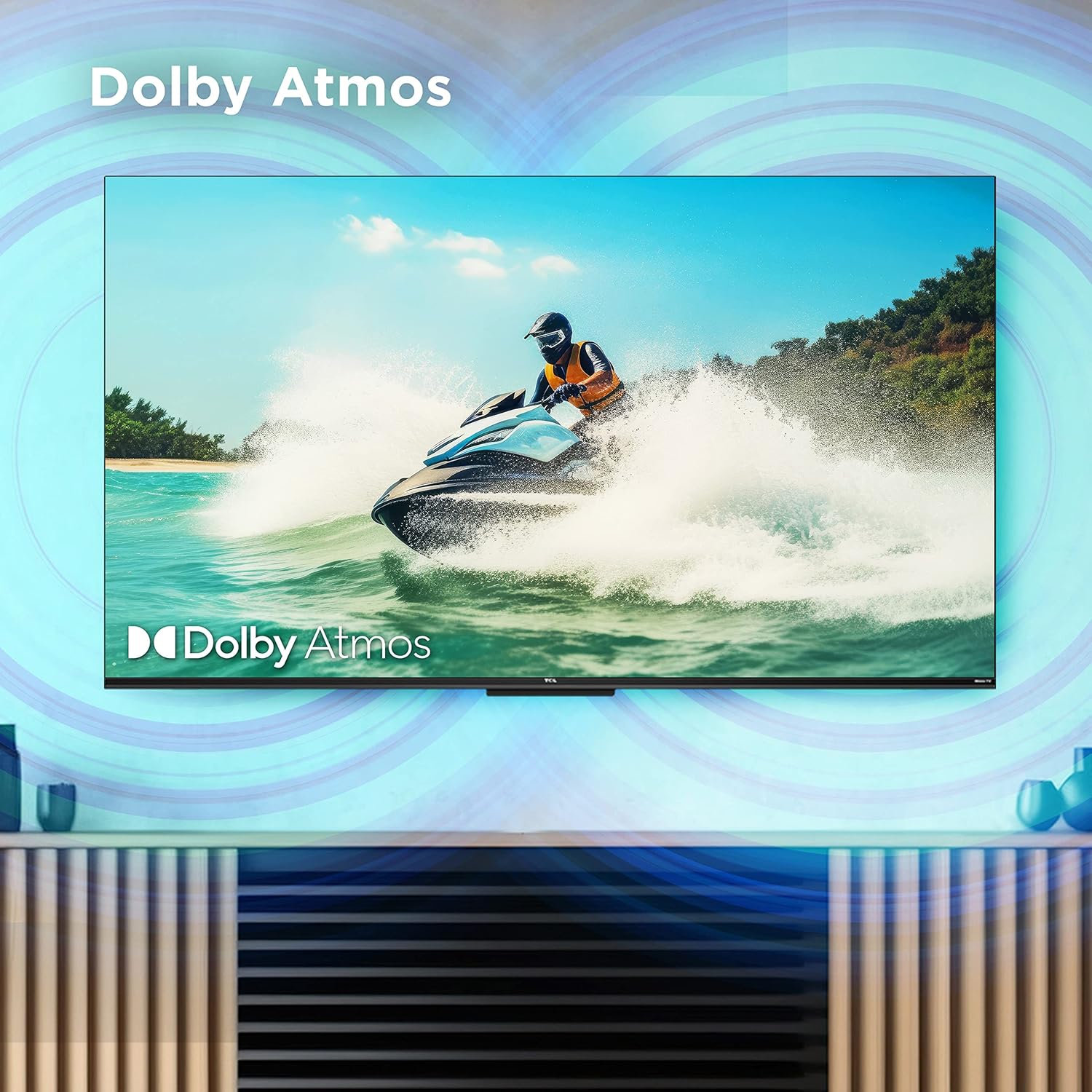 TCL สมาร์ททีวี LED 4K Class S4 ขนาด 50 นิ้ว พร้อม Roku TV (รุ่น 50S450R ปี 2023) Dolby Vision, HDR, Dolby Atmos ทำงานร่วมกับ Alexa, Google Assistant และ Apple HomeKit รองรับการสตรีมโทรทัศน์ UHD