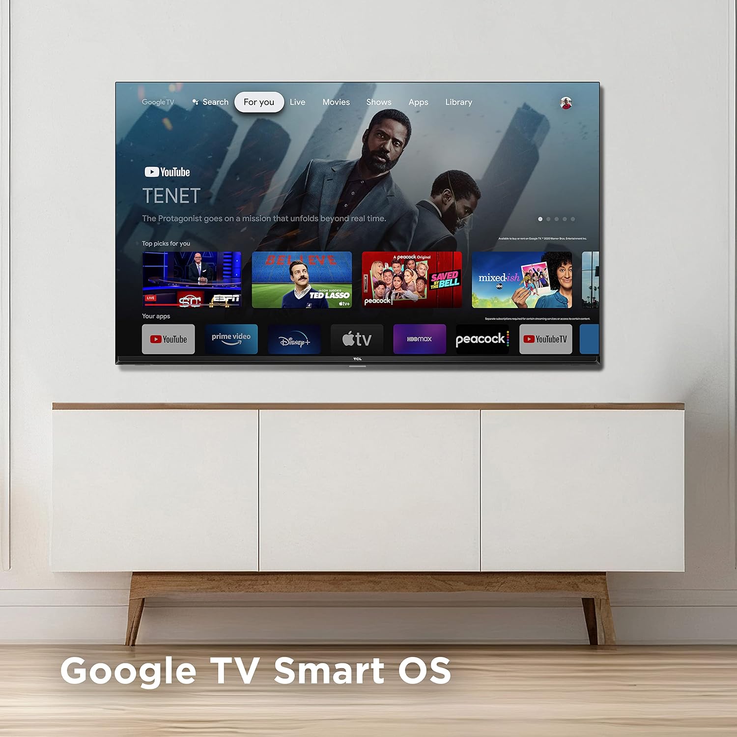 TCL 32-Inch Class S3 1080p LED Smart TV with Google TV (32S350G, 2023 Model), Google Assistant Built-in with Voice Remote, Compatible with Alexa, Streaming FHD Television,Black · v6
