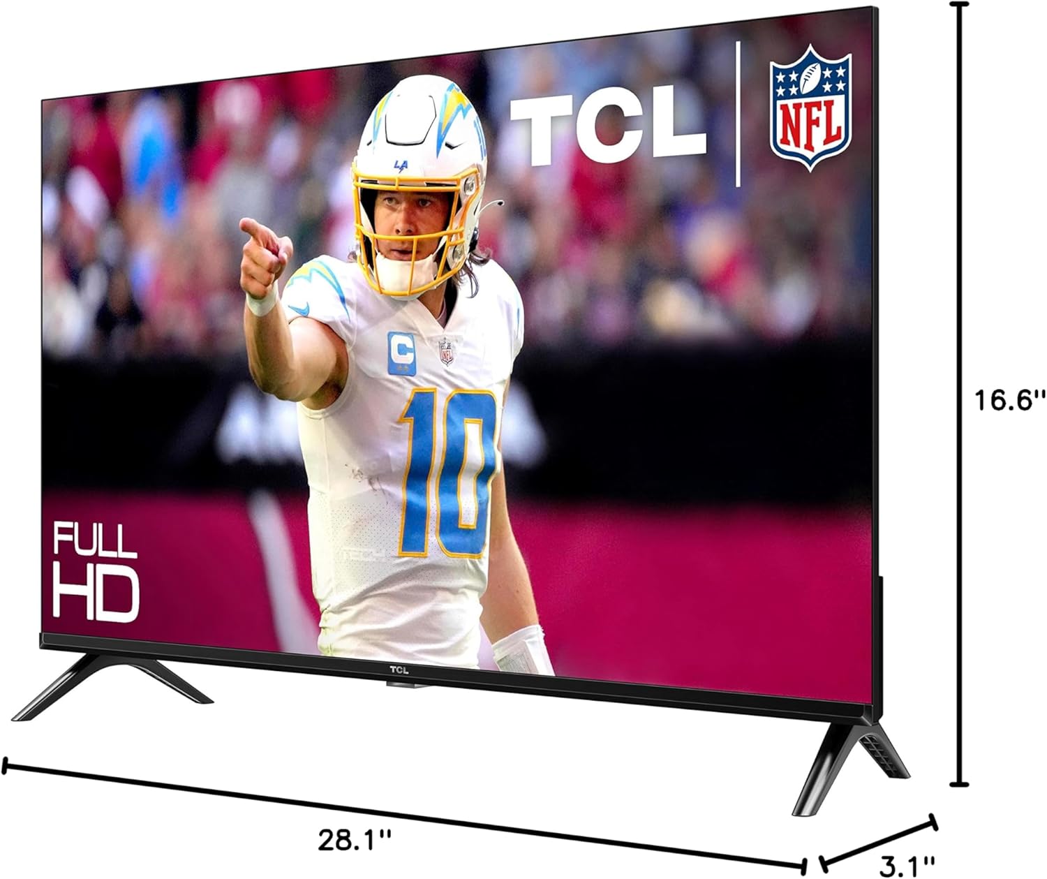 TCL 32-Inch Class S3 1080p LED Smart TV with Google TV (32S350G, 2023 Model), Google Assistant Built-in with Voice Remote, Compatible with Alexa, Streaming FHD Television,Black · v6