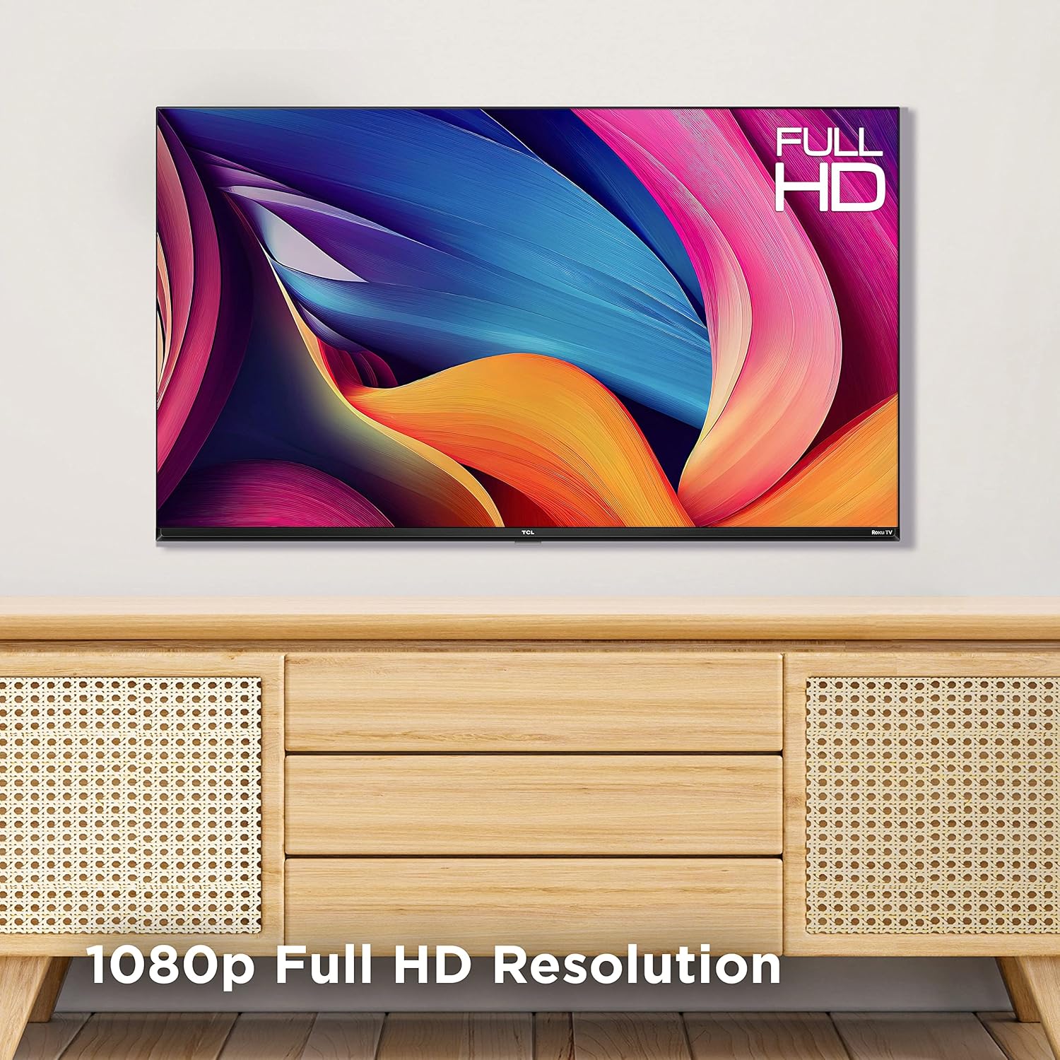 TCL 32-Inch Class S3 1080p LED Smart TV with Roku TV (32S350R, 2023 Model), Compatible with Alexa, Google Assistant, and Apple HomeKit Compatibility, Streaming FHD Television,Black · v3