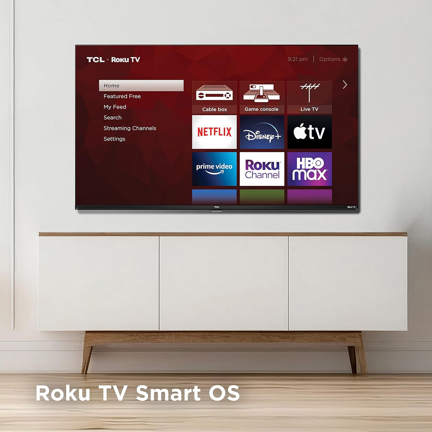 TCL 32-Inch Class S3 1080p LED Smart TV with Roku TV (32S350R, 2023 Model), Compatible with Alexa, Google Assistant, and Apple HomeKit Compatibility, Streaming FHD Television,Black · v3