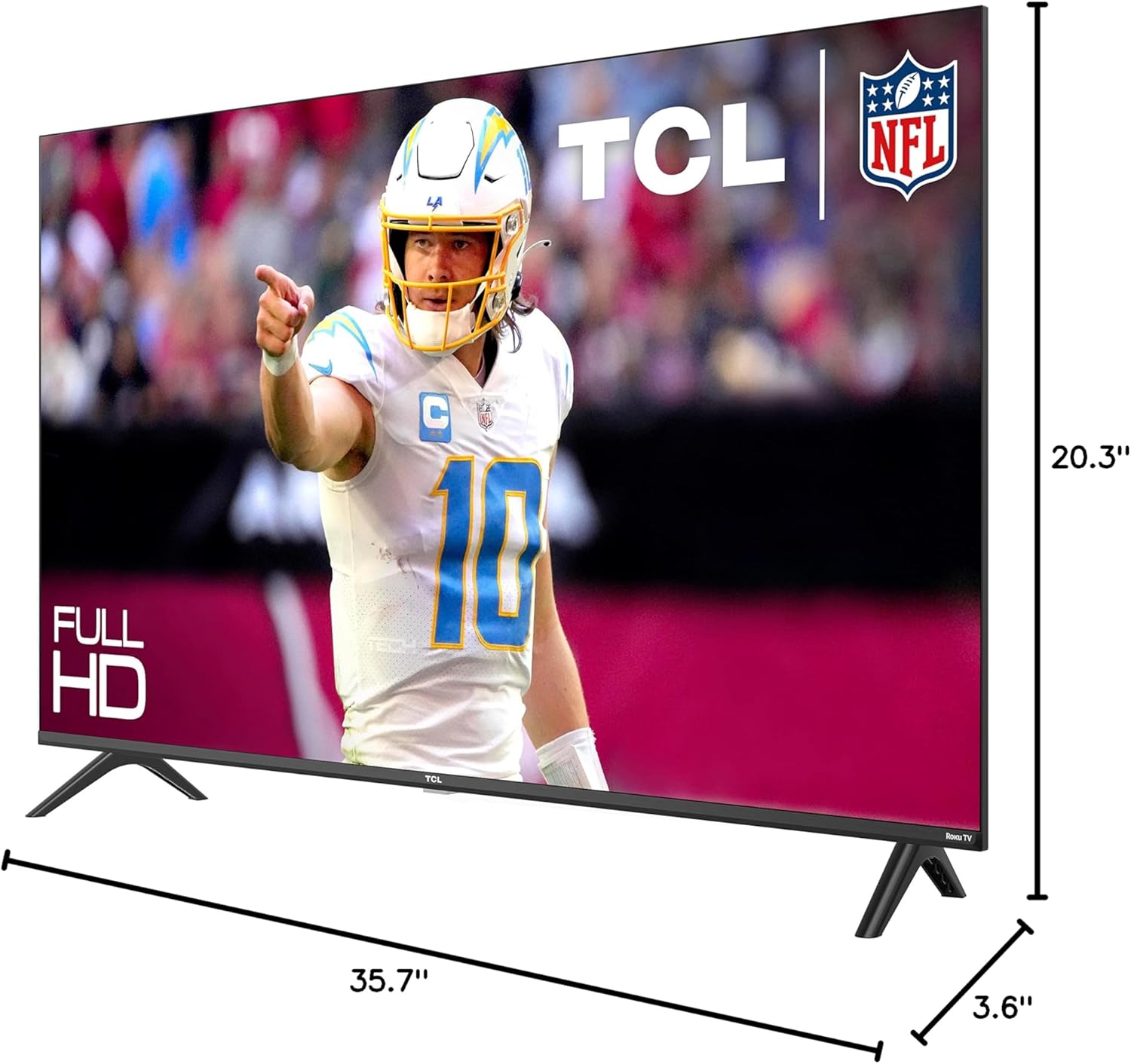 TCL 40-Inch Class S3 1080p LED Smart TV with Roku TV (40S350R, 2023 Model), Compatible with Alexa, Google Assistant, and Apple HomeKit Compatibility, Streaming FHD Television,Black · v3