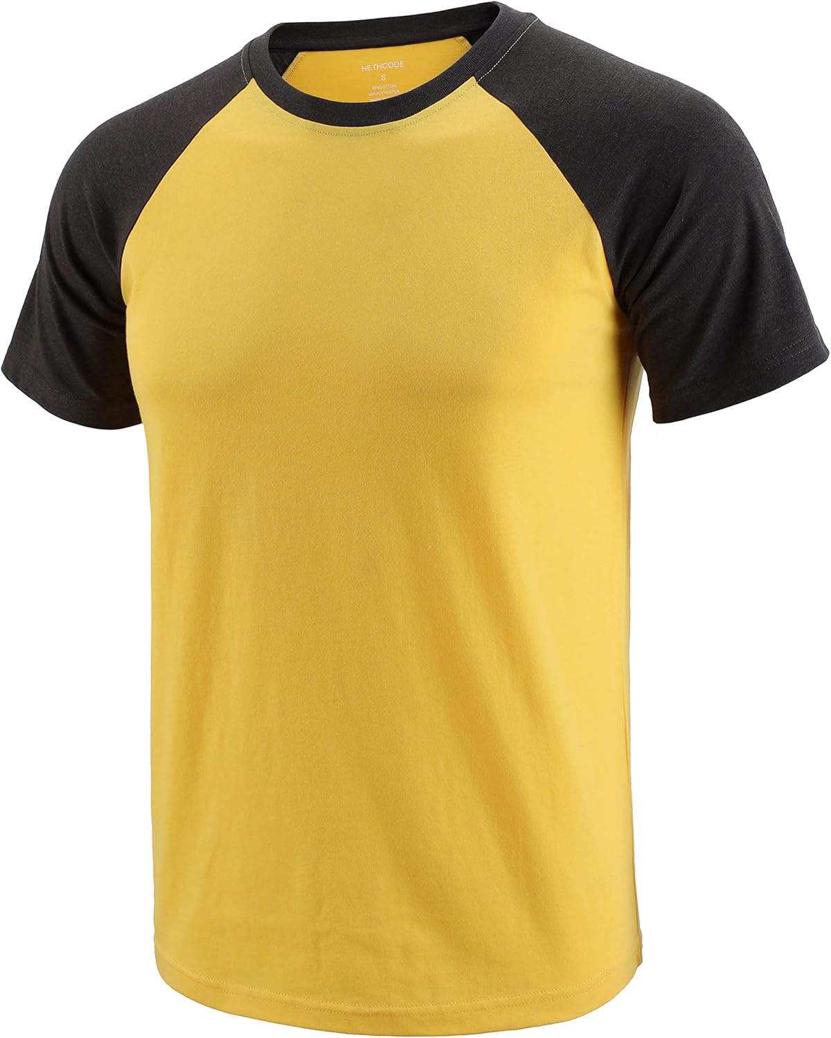 HETHCODE Mens Vintage Slim Fit Short/Long Raglan Sleeve Sleeveless Soft Cotton Blend Workout Baseball T-Shirts · v2