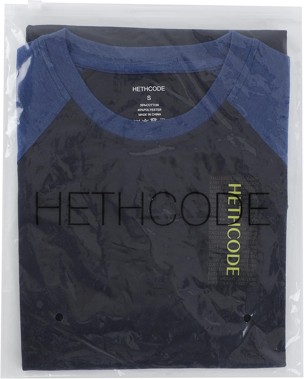 HETHCODE Mens Vintage Slim Fit Short/Long Raglan Sleeve Sleeveless Soft Cotton Blend Workout Baseball T-Shirts · v2