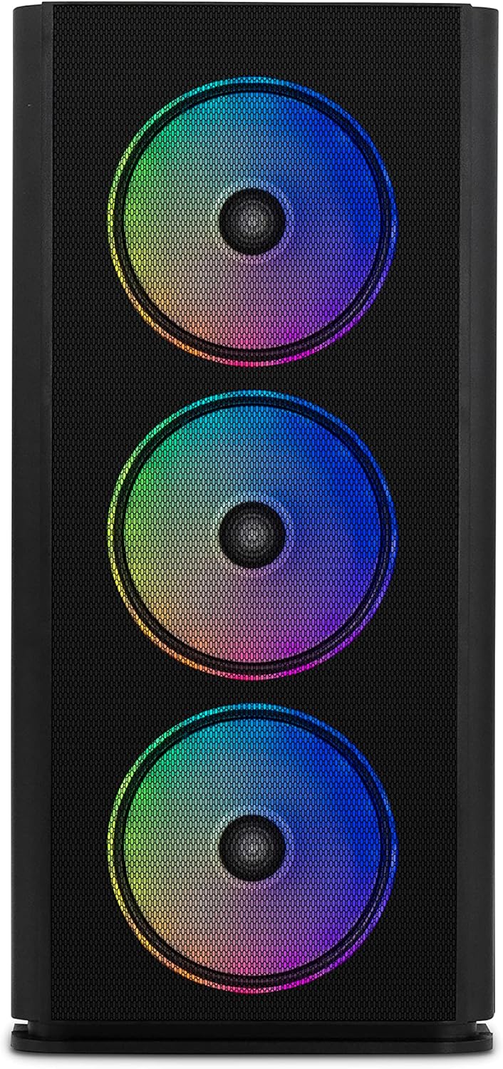 YEYIAN Odachi Gaming PC Desktop — Intel Core i7 13700KF 5,1 GHz (GT; i9 12900K), RTX 4070, 1 TB NVME-SSD, 16G DDR5 5600, 750-W-Gold-Netzteil, AC-WLAN, Windows 11 Home 192-Bit