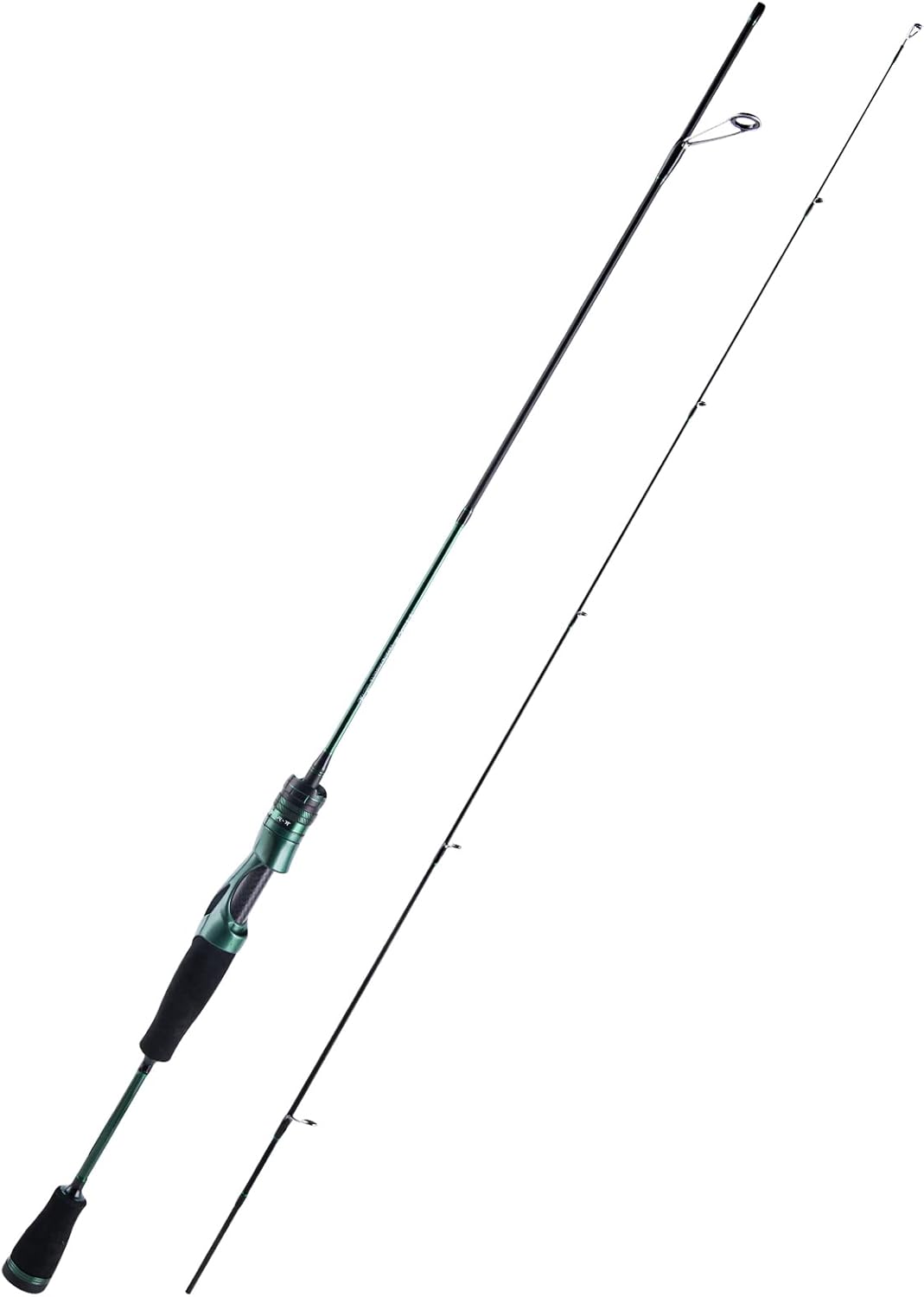 Goture EVA Handle Ultra Light Fishing Spinning Rod,2 Piece Ultralight Fishing Rod,Ultralight Medium 56'' Fast for Saltwater/Freshwater