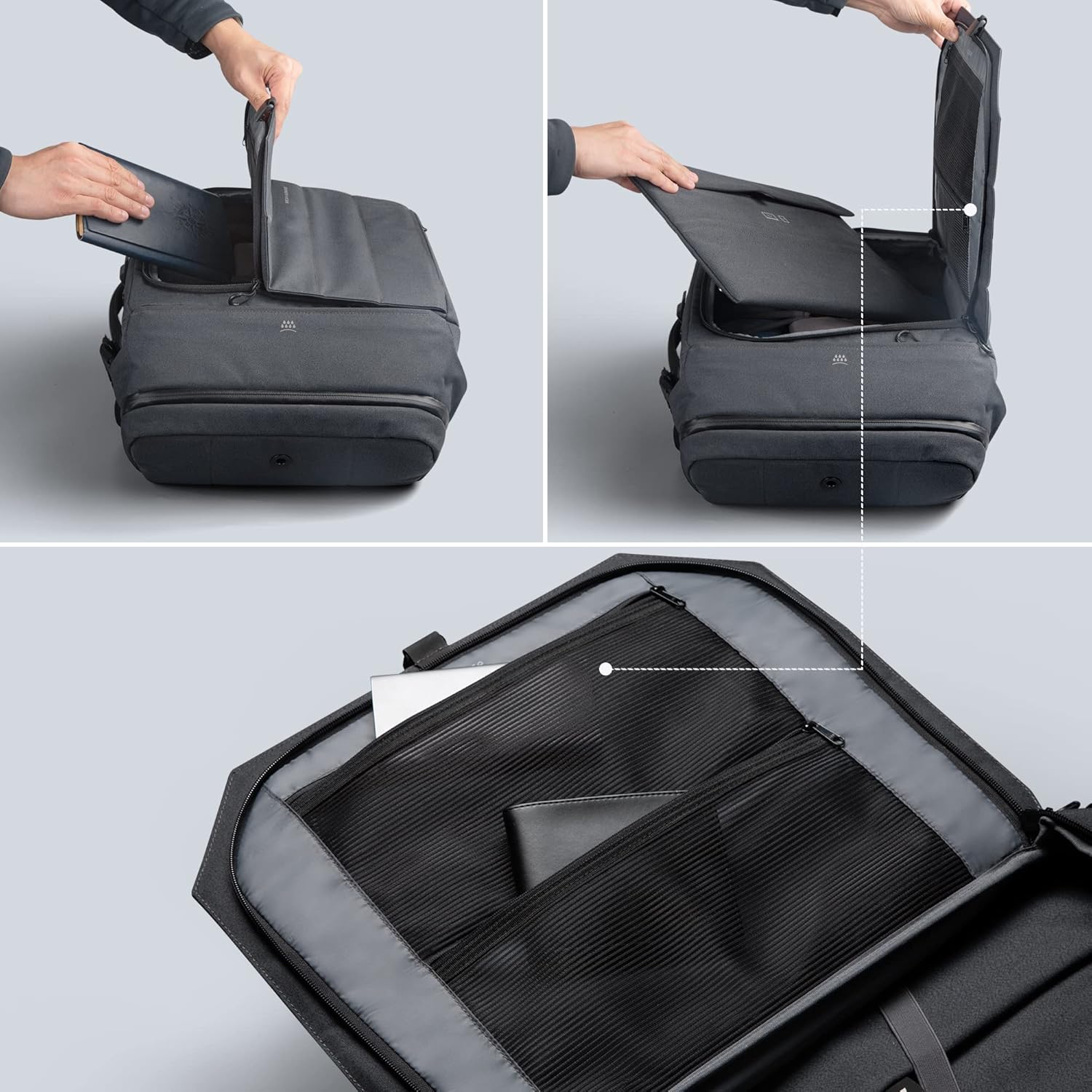 KORIN ClickPackPro Anti theft Laptop Backpack Waterproof Travel Daypack with USB Charging Port TSA Lock … · v2