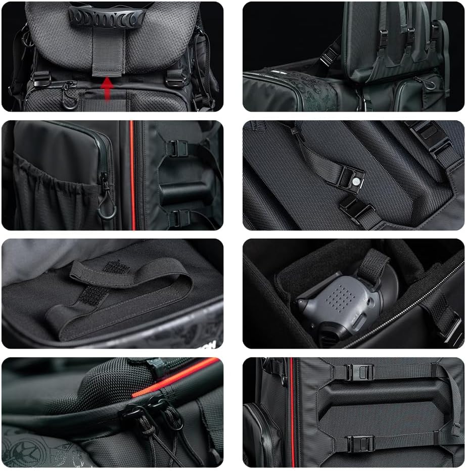 HGLRC FPV Drone Backpack Case Shoulder Bag for FPV Racing Quadcopter Drone and Parts for DJI FPV Combo · v3