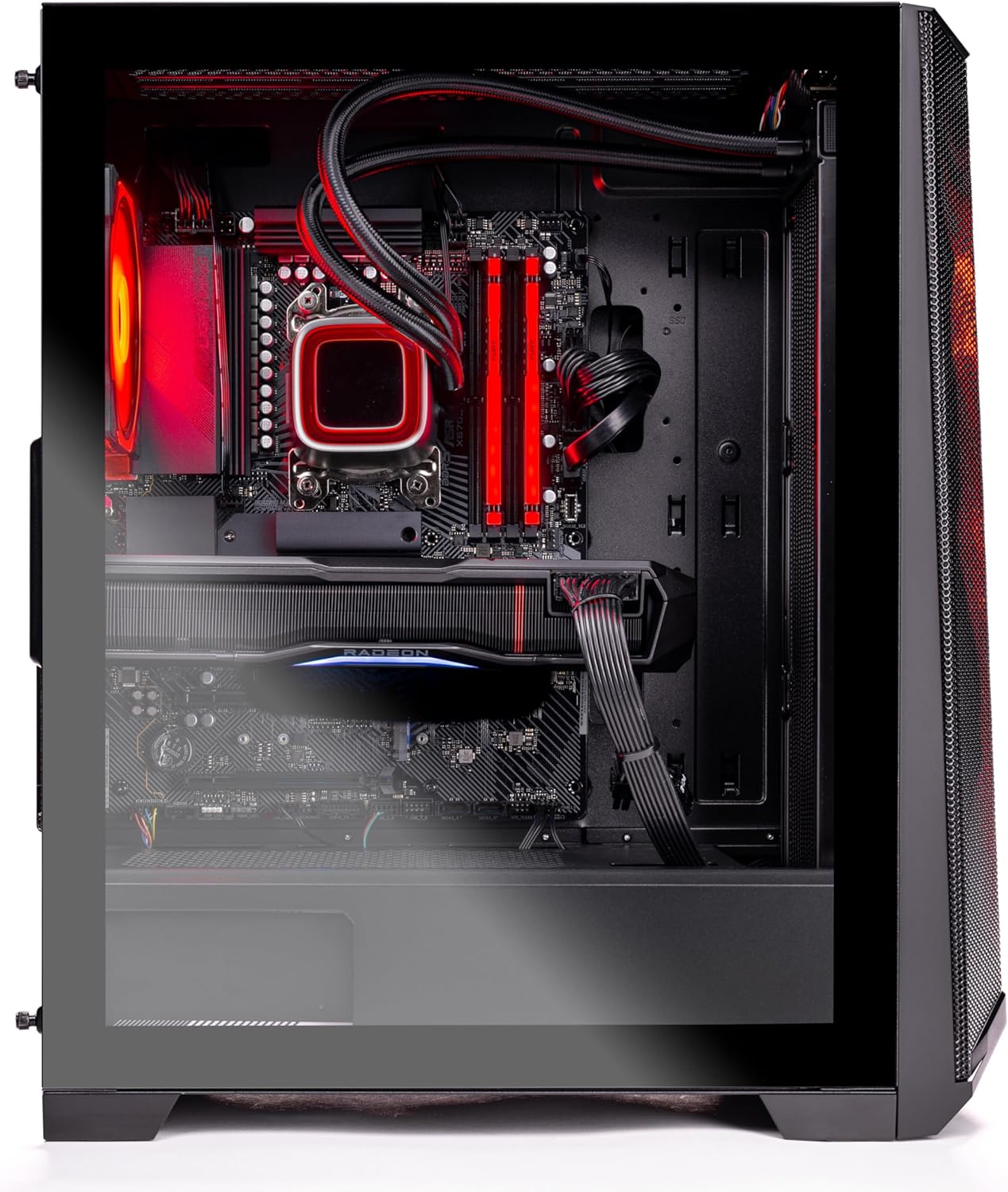 Komputer stacjonarny Skytech Gaming Chronos — Intel Core i7 13700K 3,4 GHz, NVIDIA RTX 4070, 1 TB NVME SSD, 32 GB DDR5 RAM RGB, 750 W złoty zasilacz, 360 mm AIO, 11 AC Wi-Fi, Windows 11 Home 64-bit, czarny