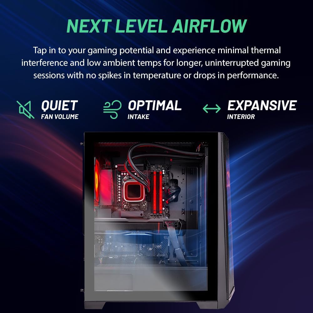 Komputer stacjonarny Skytech Gaming Chronos — Intel Core i7 13700K 3,4 GHz, NVIDIA RTX 4070, 1 TB NVME SSD, 32 GB DDR5 RAM RGB, 750 W złoty zasilacz, 360 mm AIO, 11 AC Wi-Fi, Windows 11 Home 64-bit, czarny