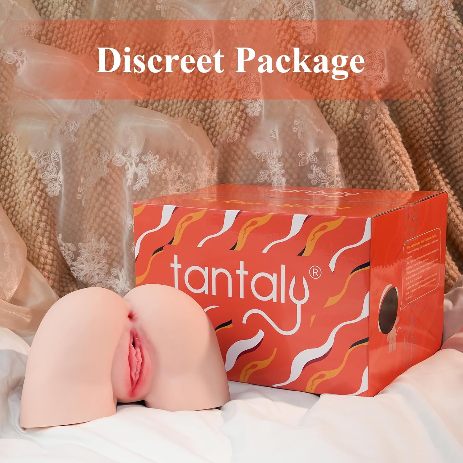 TANTALY 5,5 LB Sexpuppe Männliche Sexpuppen Einstiegs-Arschtaschen-Pussy Sexspielzeug für Erwachsene für Männer, Realistischer weiblicher Torso für Erwachsene, Mini-Hinternstreicheln mit enger vaginaler, analer Hüfte, männlicher Masturbator Brandi Fair