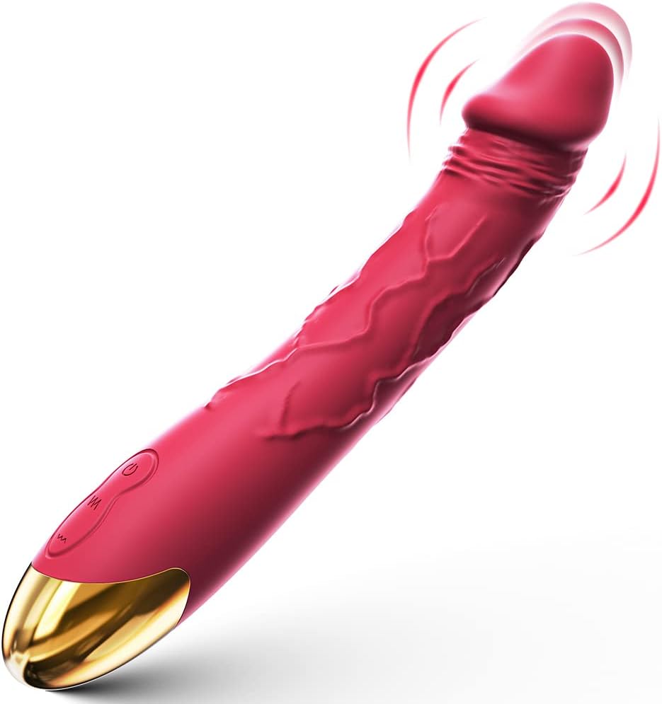7.6 Inch Realistic Dildo Vibrator for Women，10 Powerful Vibration Modes for Clitoral and G-spot Stimulation, Waterproof Rose Adult Sex Toys for Women and Couples · v2