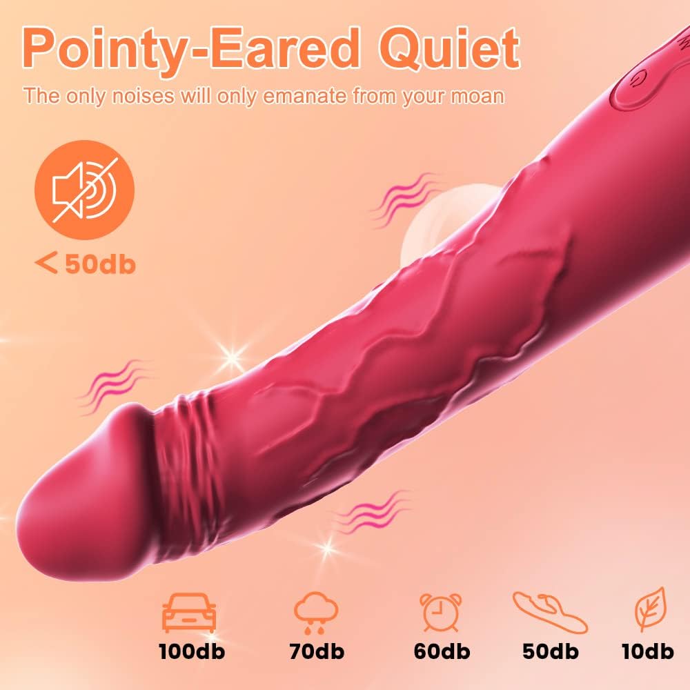 7.6 Inch Realistic Dildo Vibrator for Women，10 Powerful Vibration Modes for Clitoral and G-spot Stimulation, Waterproof Rose Adult Sex Toys for Women and Couples · v2