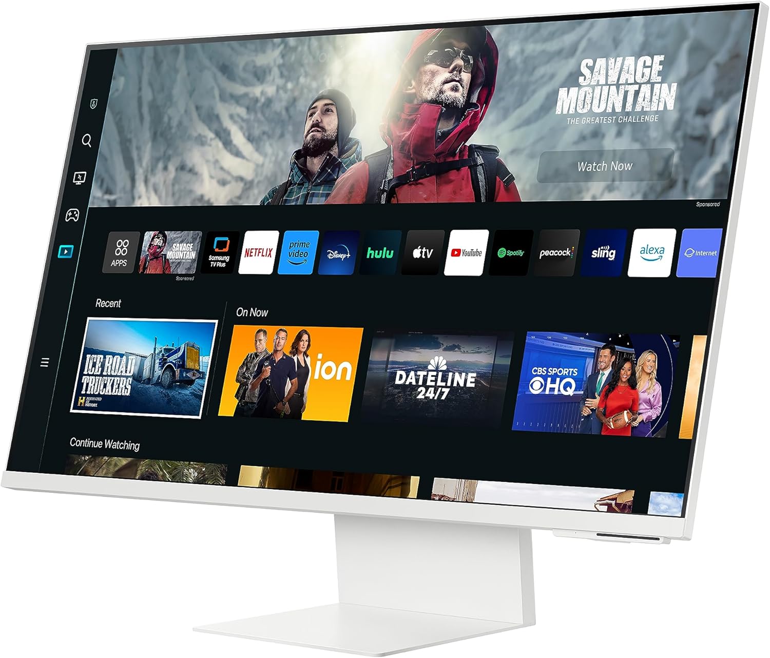 SAMSUNG 27 M80C UHD HDR-Smart-Computerbildschirm mit Streaming-TV, inklusive Slimfit-Kamera, kabelloser PC-Fernzugriff, integriertes Alexa (LS27CM801UNXZA), Warmweiß