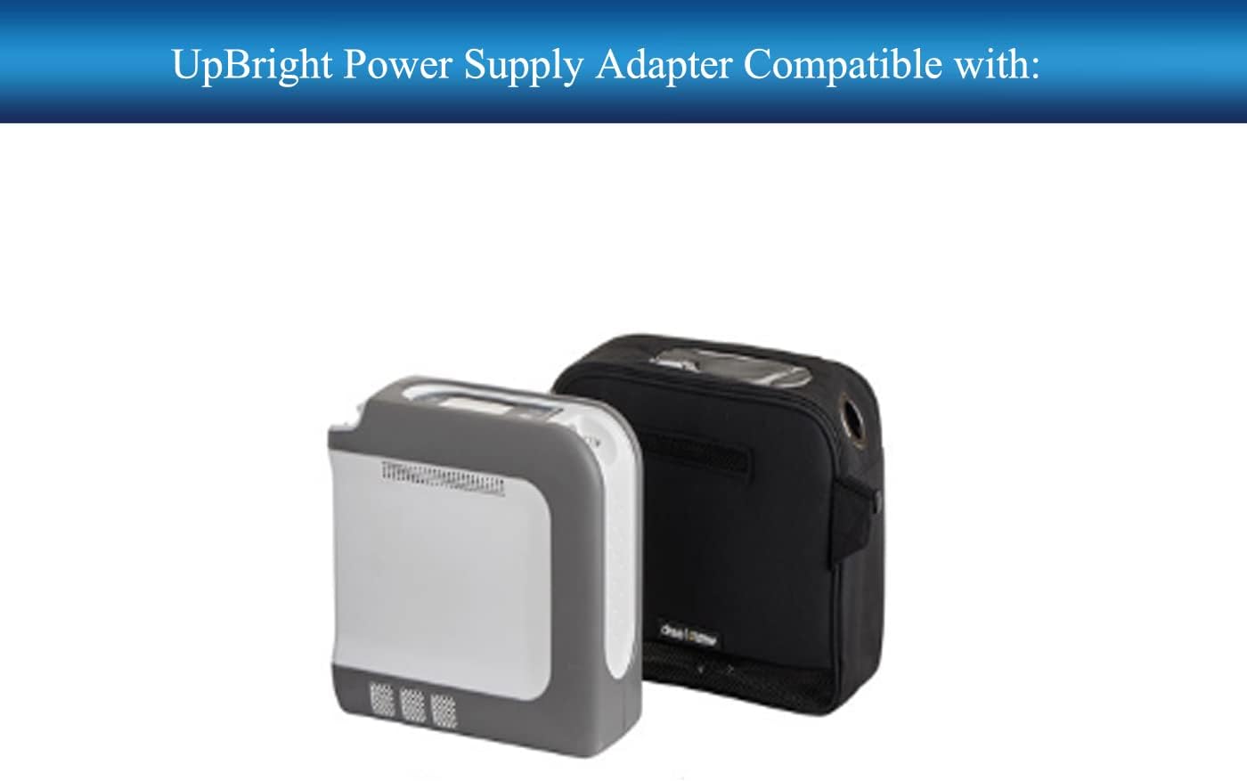 UpBright Car DC Adapter Compatible with Drive DeVilbiss iGO2 Portable Concentrator Battery Charger Megmeet Model MANGO120-15BX-DEV 125CH-613 DV68-620 125 125CH613 DV68620 12V-17V Auto Power Supply · v5