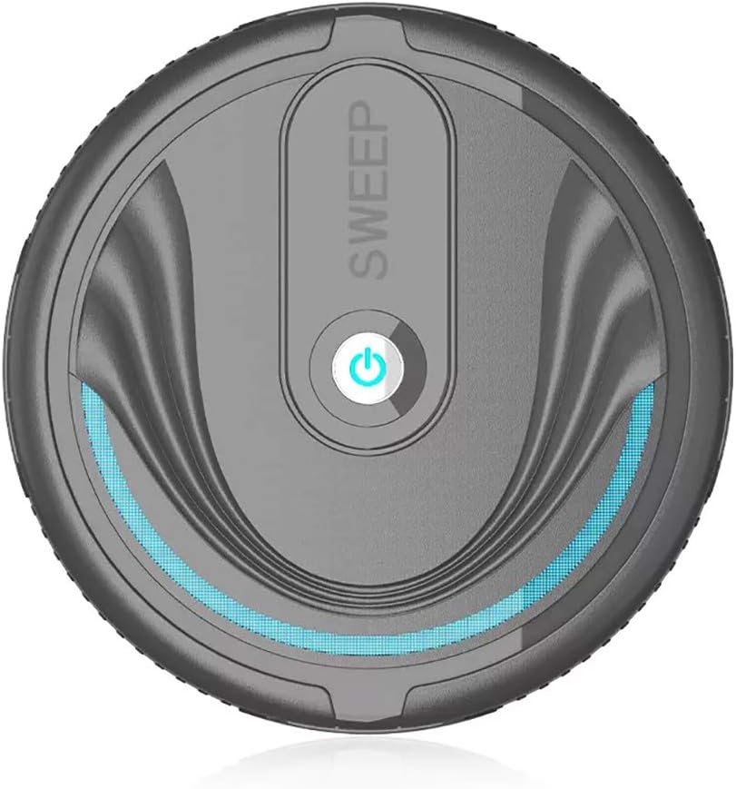 JTLB Robot Vacuum Cleaner Household Smart Sweeping Robot Automatic Cleaner Intelligent Vacuum Cleaner for Hard Floor Tile Pet Hair and Carpets (Black) · v2