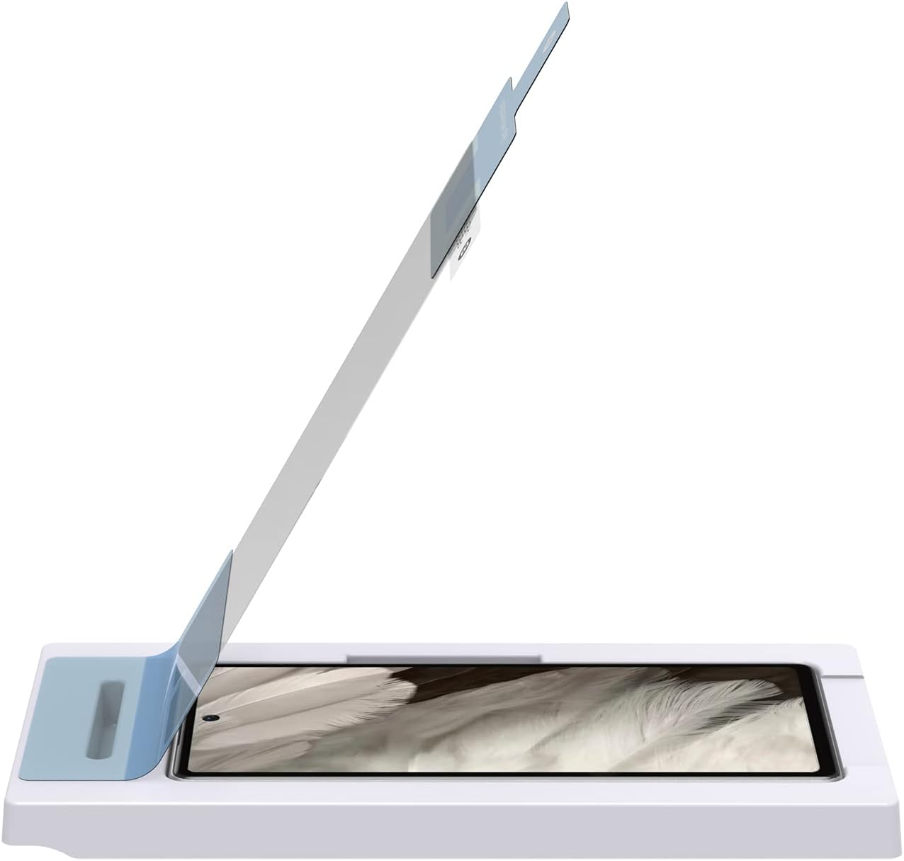 Protecteur d'écran en verre trempé GoTo pour téléphone portable Google Pixel 7a, protection contre les fissures et les rayures avec plateau d'installation facile pour une application sans bulles, compatible avec les étuis