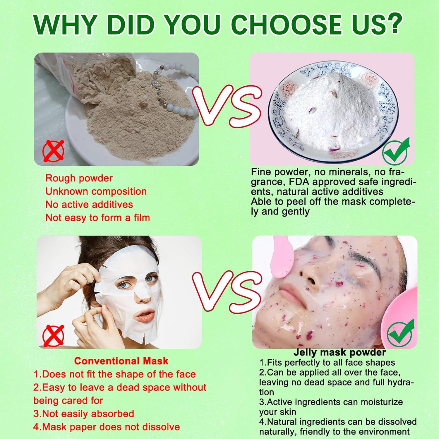 Jelly Mask for Facials Professional - Kiwi Hydro Jelly Mask Powder, Moisturize  Soothing Face Skin Care for Facial Vajacial Peel Off Mask, Esthetician Supplies, Natural Ingredients Unscent