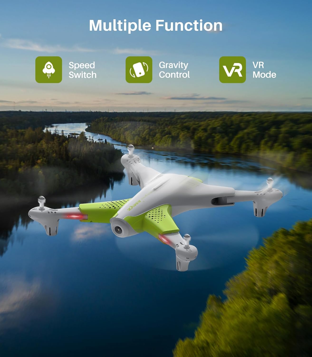 SYMA Drone with Camera 1080P FPV,Optical Flow Positioning,Tap Fly,Altitude Hold,Headless Mode,3D Flips,40mins Flying UFO X300 Remote Control Quadcopter Gift for Kids Beginners · v4