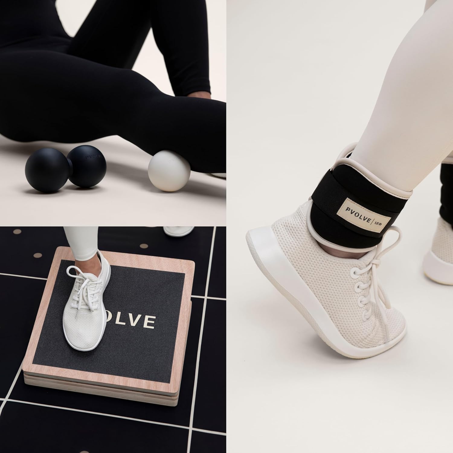 PVOLVE Home Workout Bundles - Sprzęt fitness do domowej siłowni do ćwiczeń i regeneracji całkowitej siły ciała