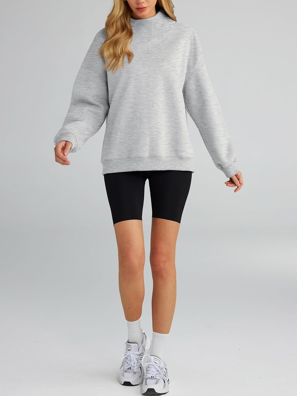 Trendige Queen Damen-Sweatshirts in Übergröße, Rollkragenpullover, langärmlige Kapuzenpullis, Tops, Herbst-Outfits, 2024, Kleidung