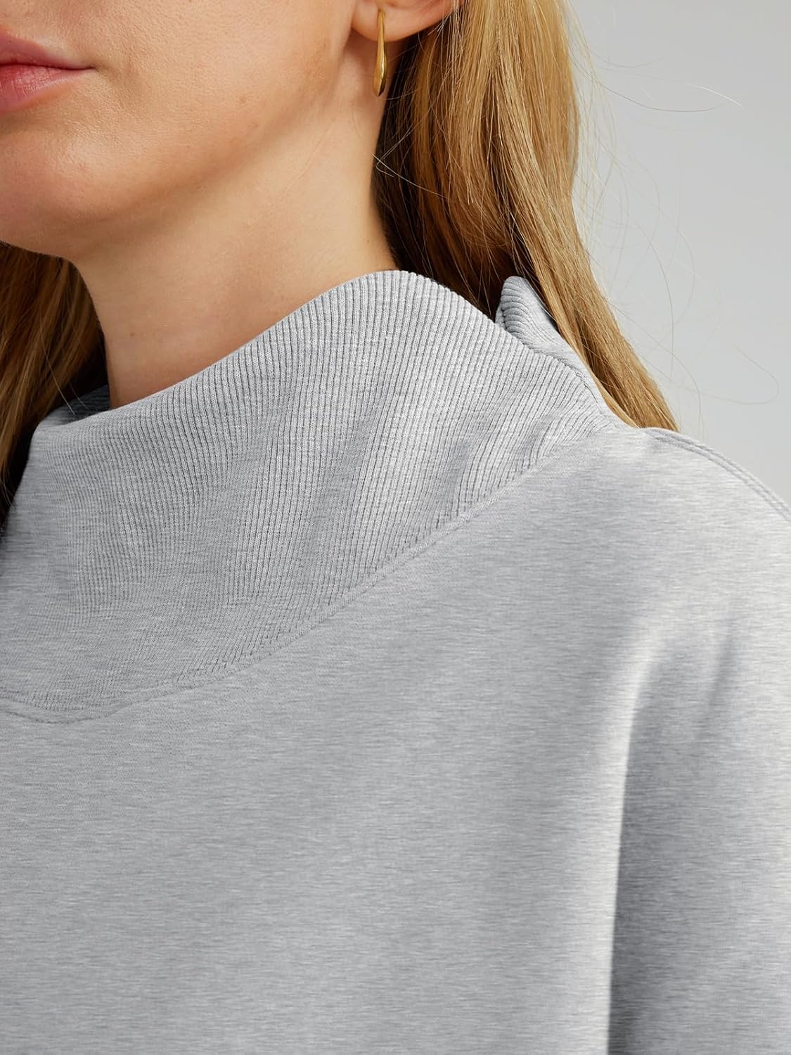 Trendige Queen Damen-Sweatshirts in Übergröße, Rollkragenpullover, langärmlige Kapuzenpullis, Tops, Herbst-Outfits, 2024, Kleidung