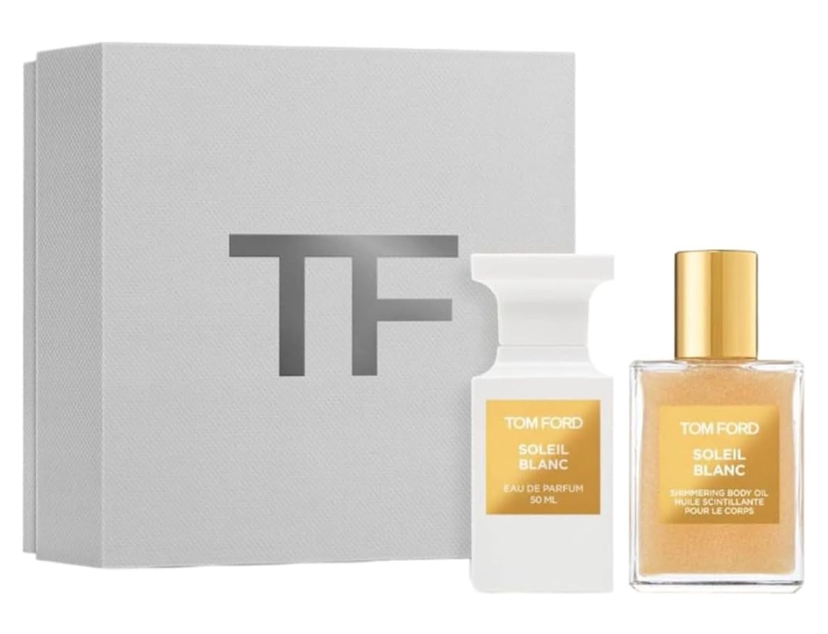 Tom Ford Private Blend Soleil Blanc 2 Piece Set - Eau De Parfum and Shimmering Body Oil · v7