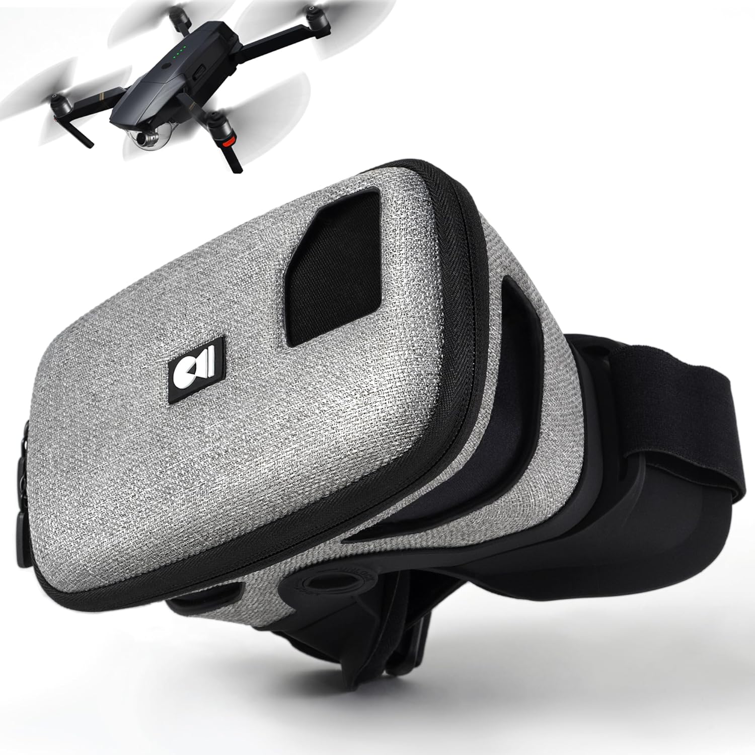 2 | Occhiali FPV per tutti i droni con fotocamera | Obiettivo Unibody | Occhiali FPV HD | Occhiali per drone Skyview FPV versatili e compatibili | Vista nitida e immersiva | Drone con fotocamera completamente GPS