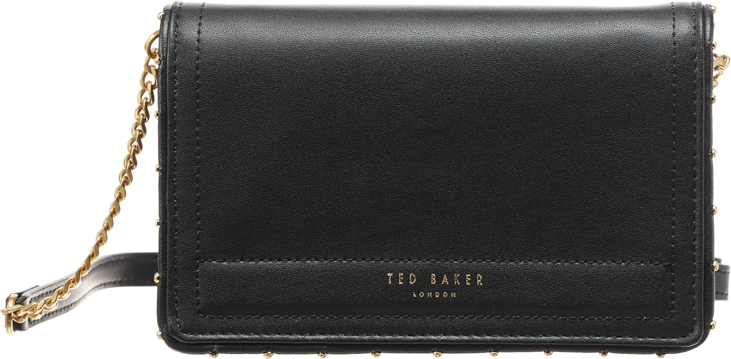 Ted Baker London KAHNISA-Studded Edge Leather Purse, Black · v4