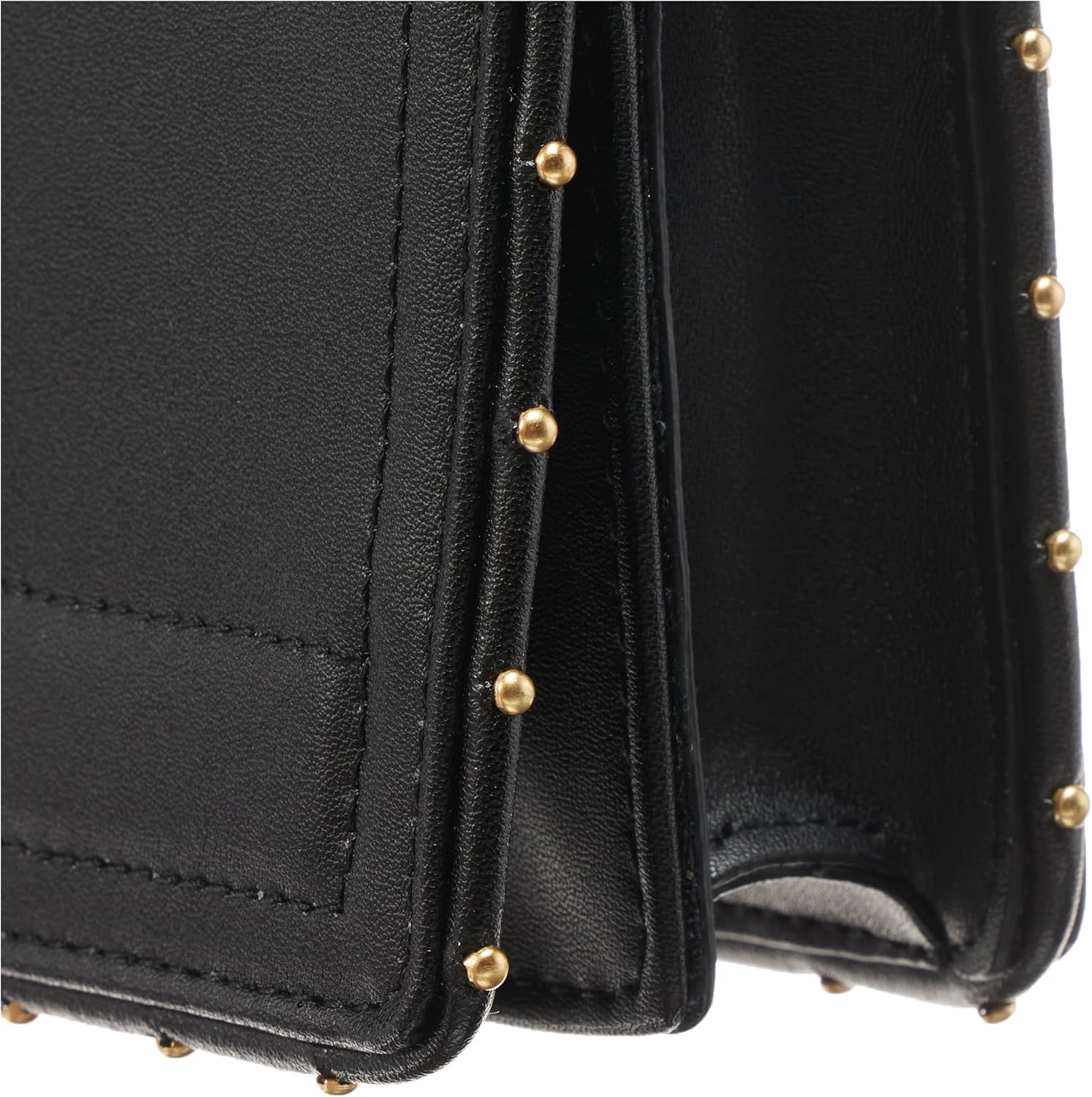 Ted Baker London KAHNISA-Studded Edge Leather Purse, Black · v5