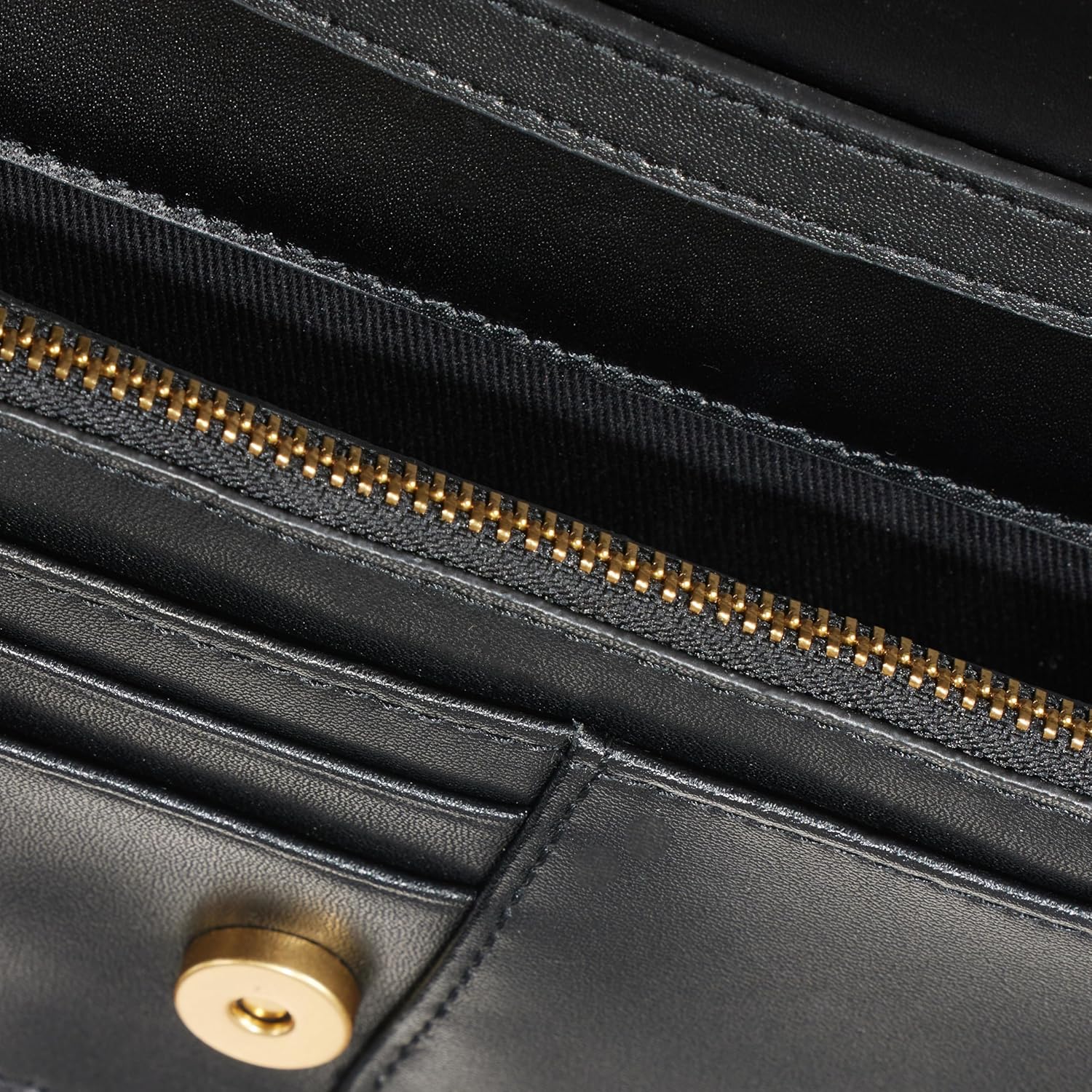 Ted Baker London KAHNISA-Studded Edge Leather Purse, Black · v5