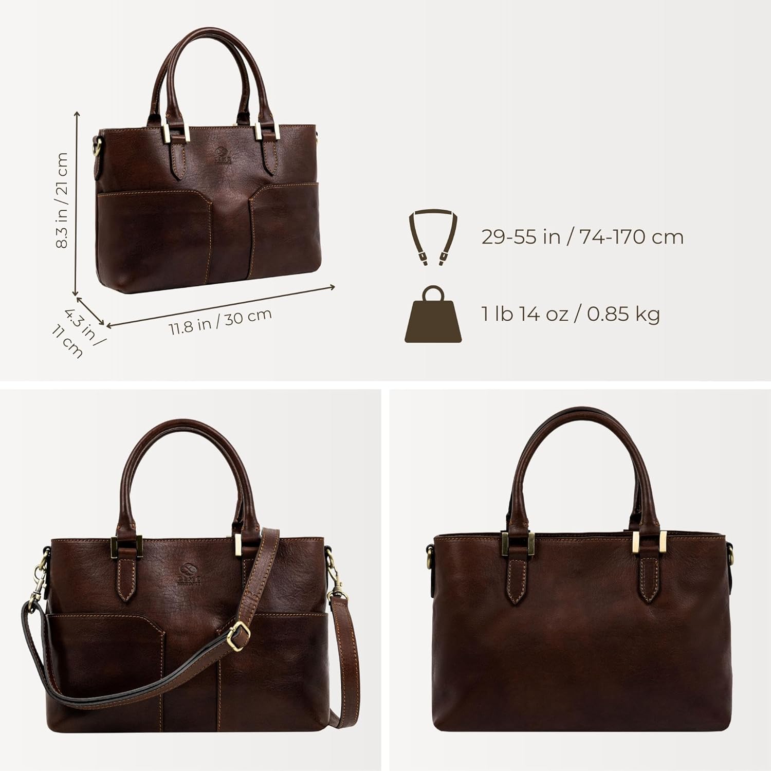 Dompet Kulit Asli Tahan Lama untuk Wanita - Tas Tangan Kulit - Tas Pegangan Atas - Tas Jinjing